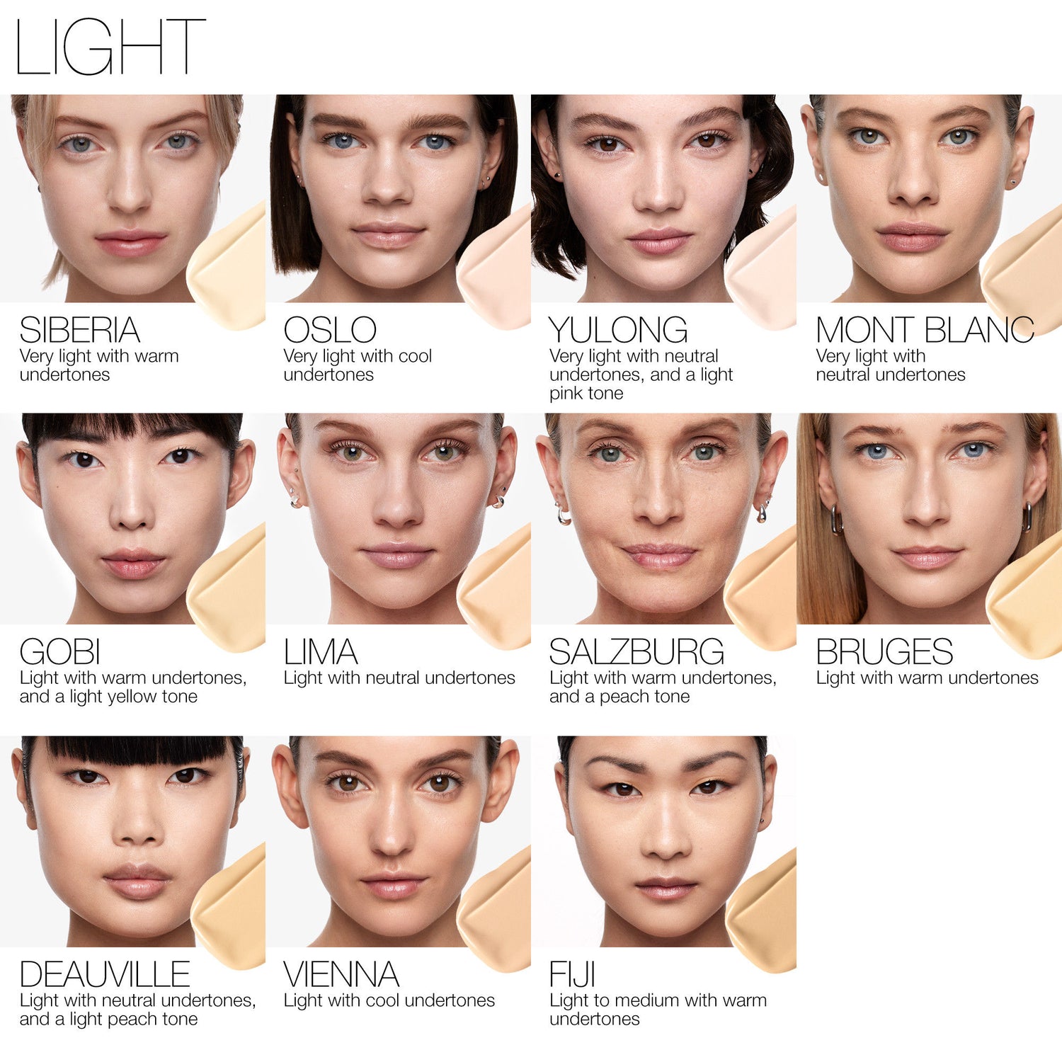 A shade comparison of variant: Gobi L3