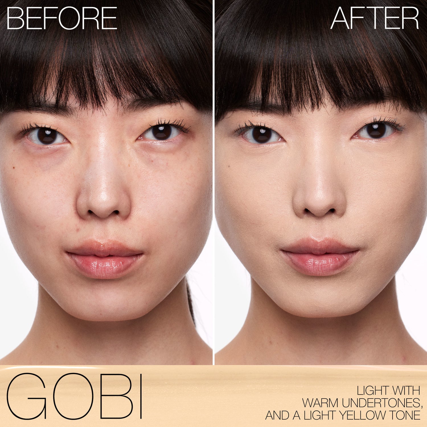 Before and after results of using variant: Gobi L3