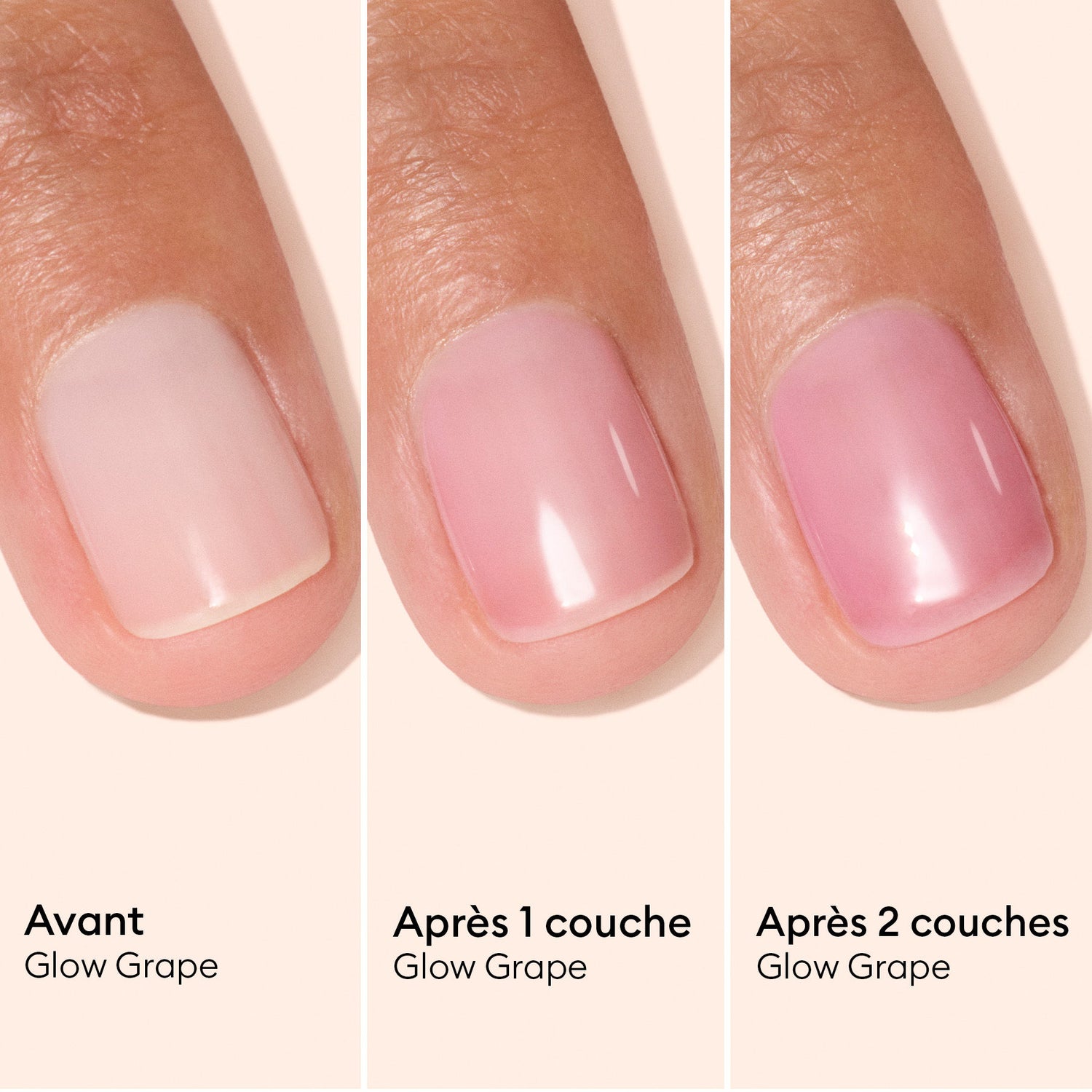 Model image of Manucurist Active Glow Grape variant: Grape