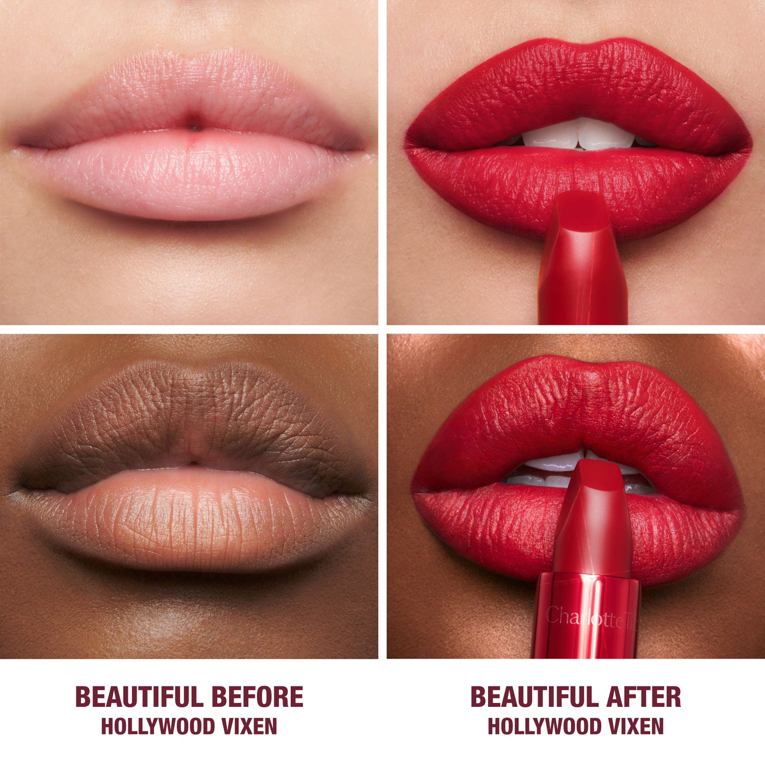 Before and after results of using variant: Hollywood Vixen