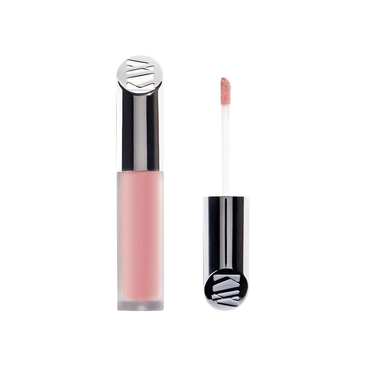 Image of an open Kjaer Weis Matte, Naturally Liquid Lipstick variant: Honor