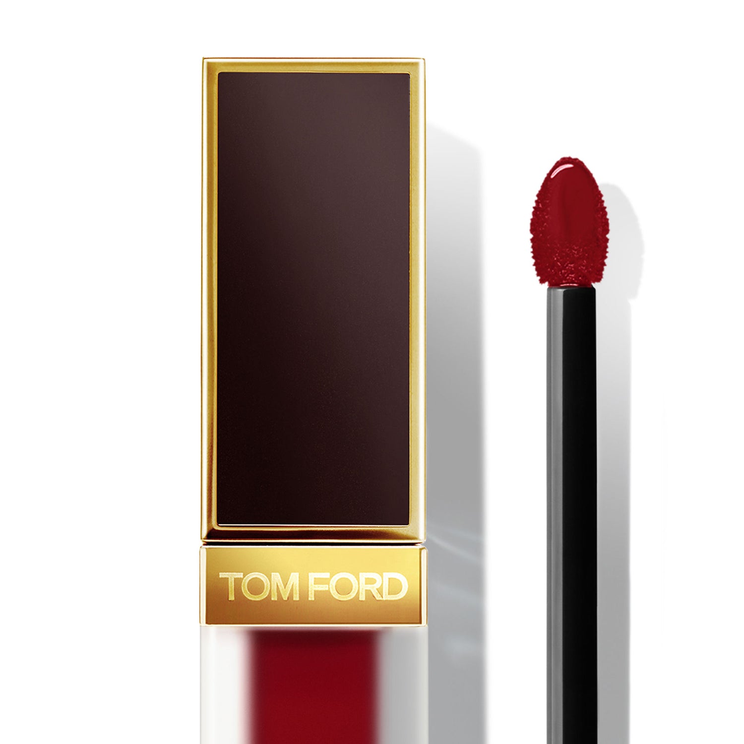 Image of an open Tom Ford Liquid Lip Luxe Matte variant: Illicit Kiss