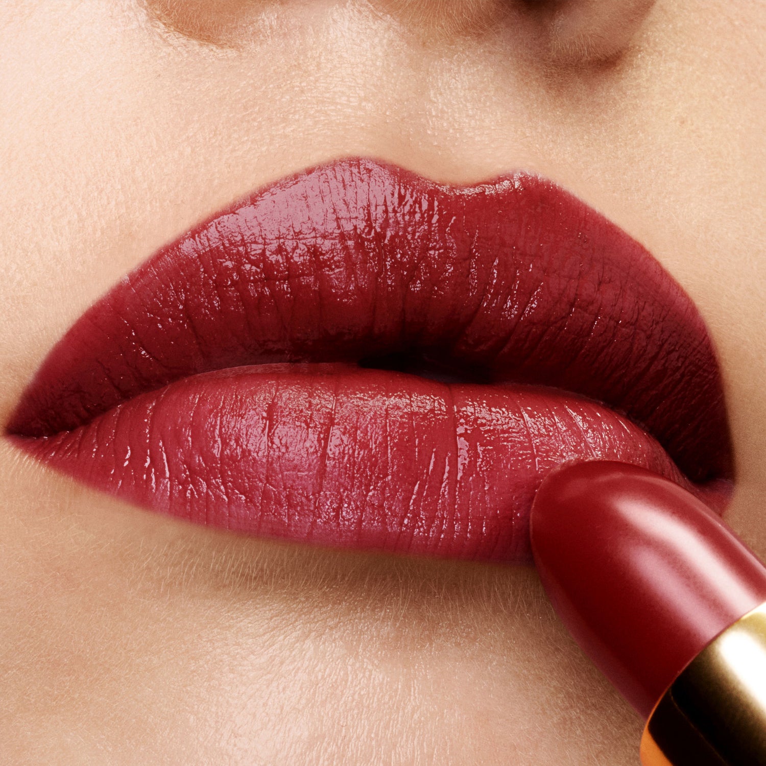 Model image of Tom Ford Rose Exposed Color Lipstick (Limited Edition) variant: Impassioned