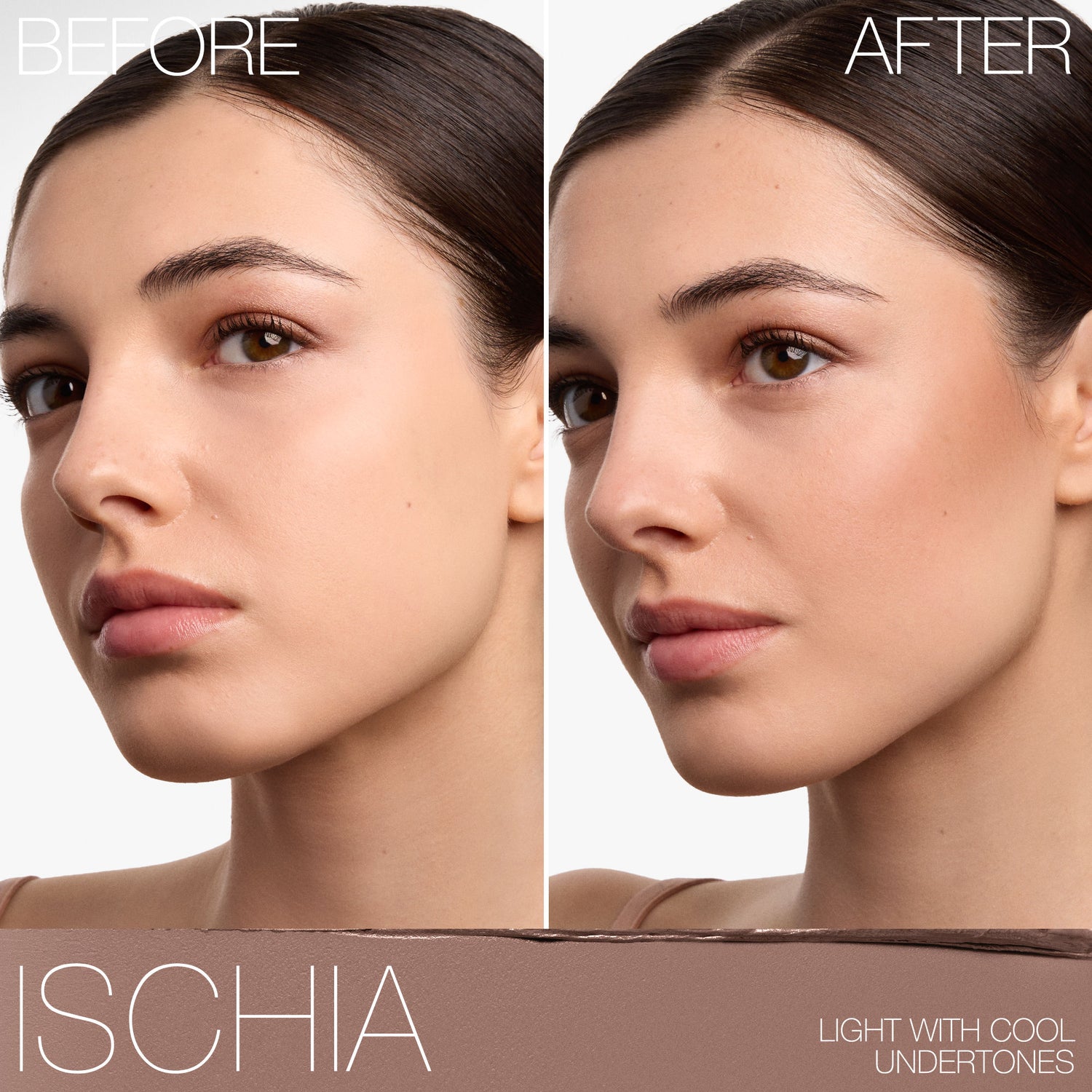 Before and after results of using variant: Ischia