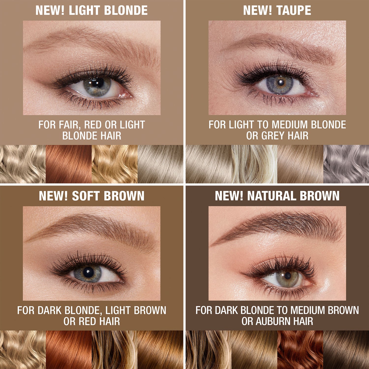 Model image of Charlotte Tilbury Brow Cheat variant: Light Blonde