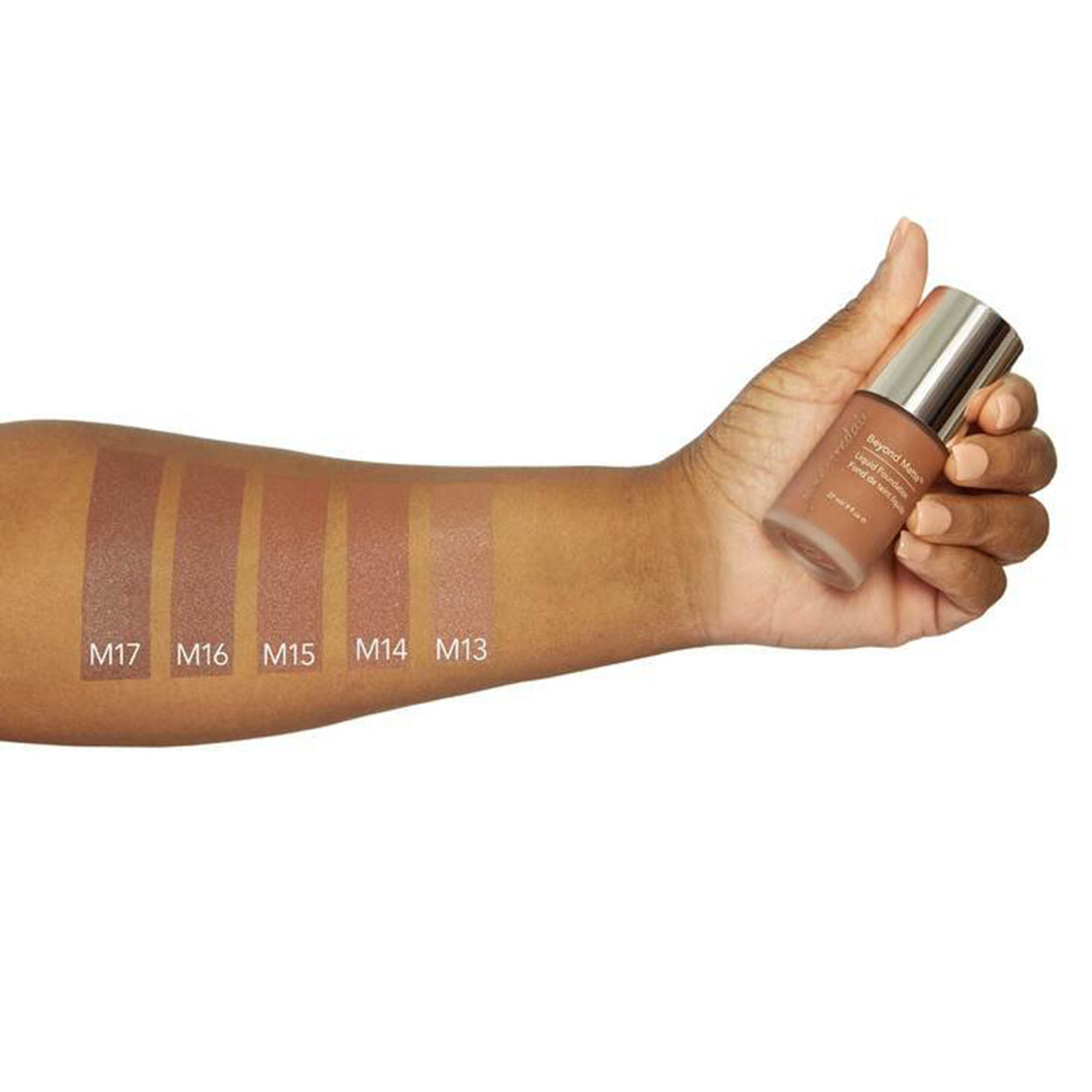 Model image of Jane Iredale Beyond Matte Liquid Foundation variant: M15