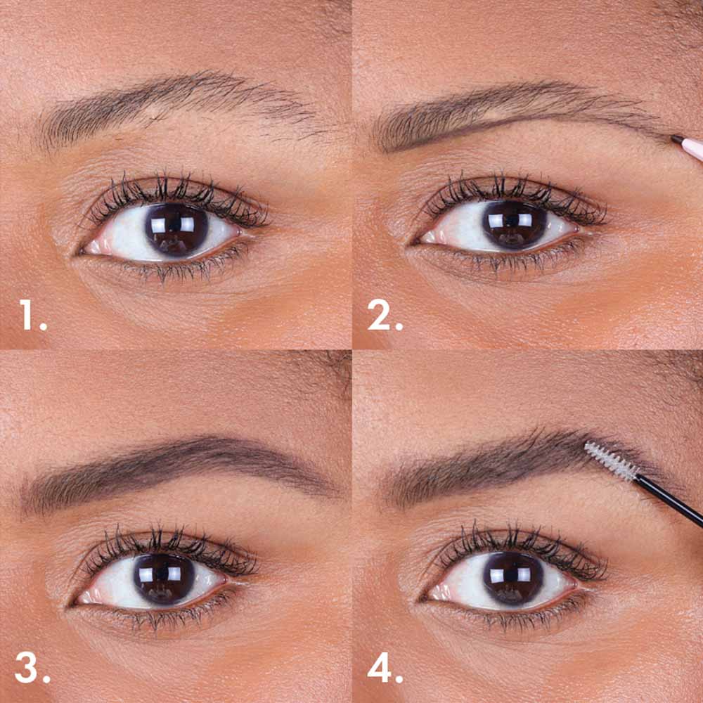 Model image of Wander Beauty Upgraded Brows Pencil and Treatment Gel Duo variant: Medium Brown