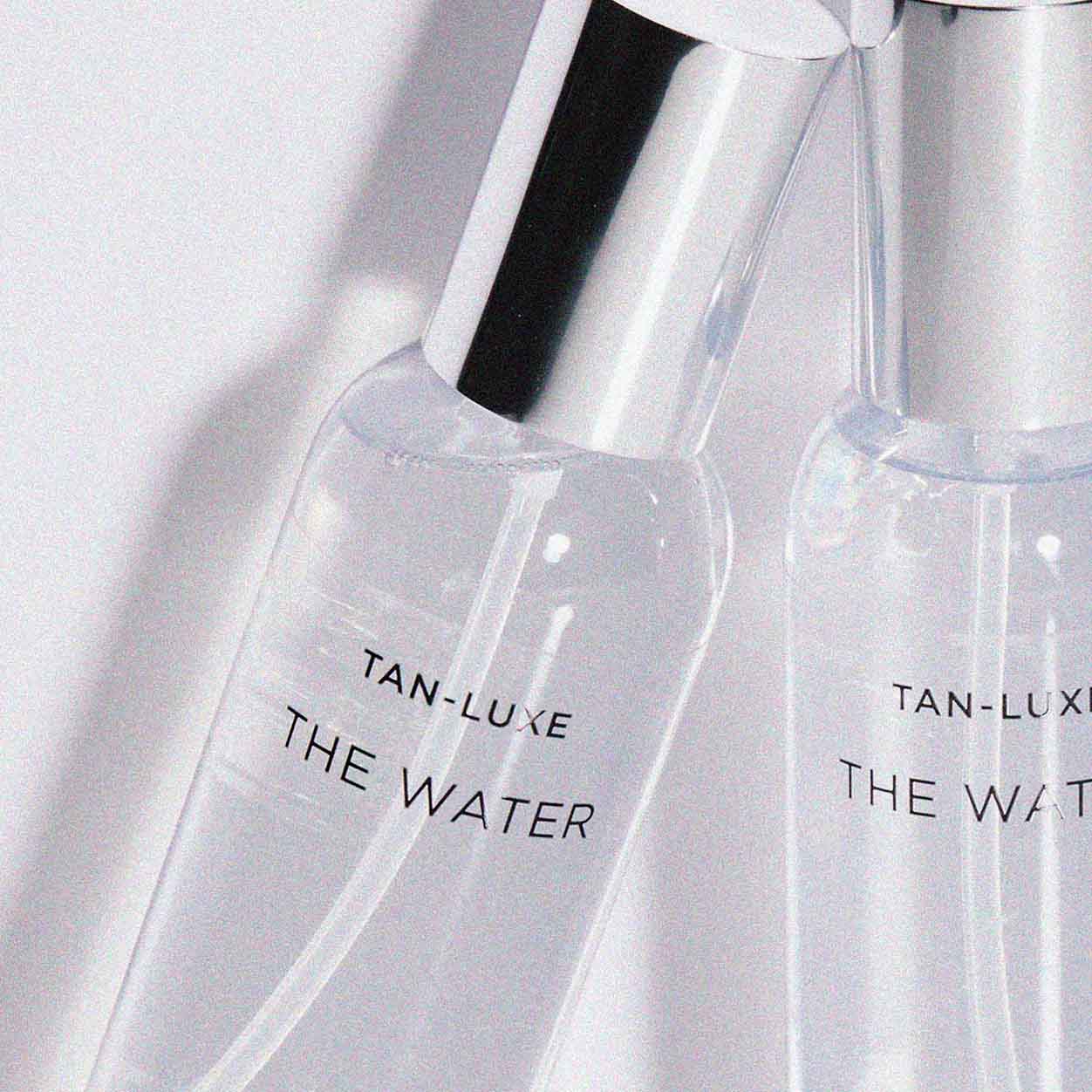 Lifestyle image of Tan-Luxe The Water Hydrating Self Tan Water variant: Medium/Dark - 6.76 oz