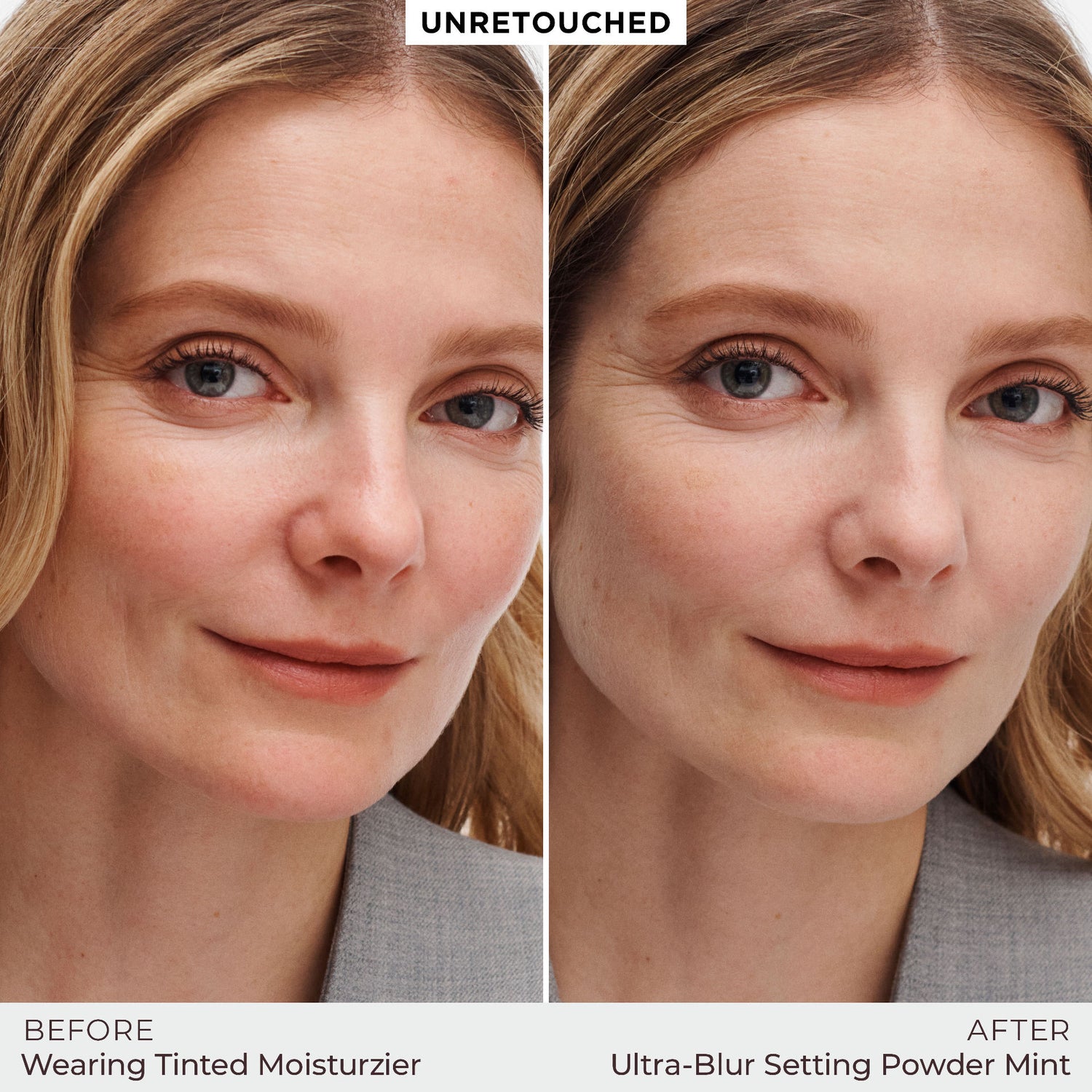 Before and after results of using variant: Mint