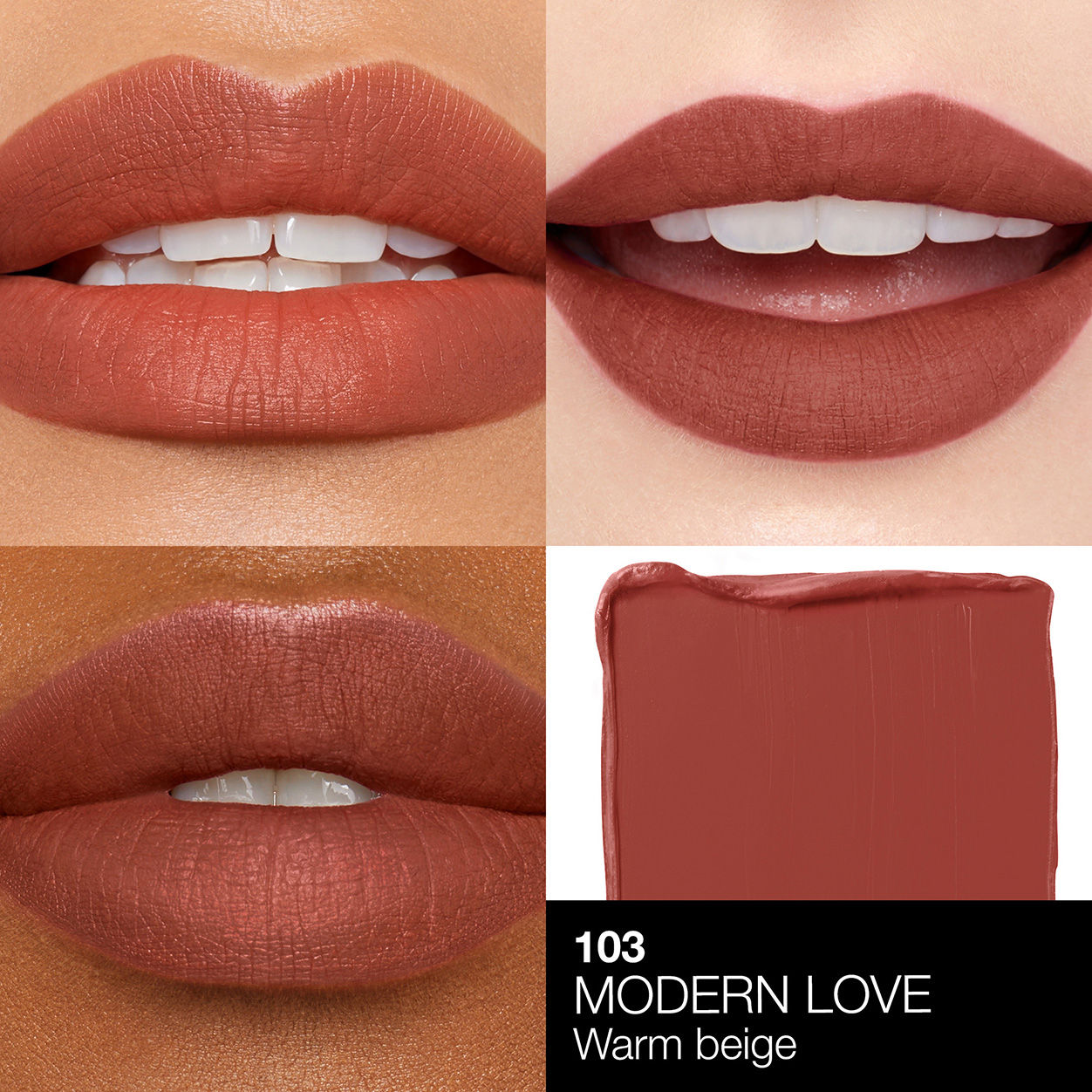 Model image of Nars Powermatte Lipstick variant: Modern Love 103