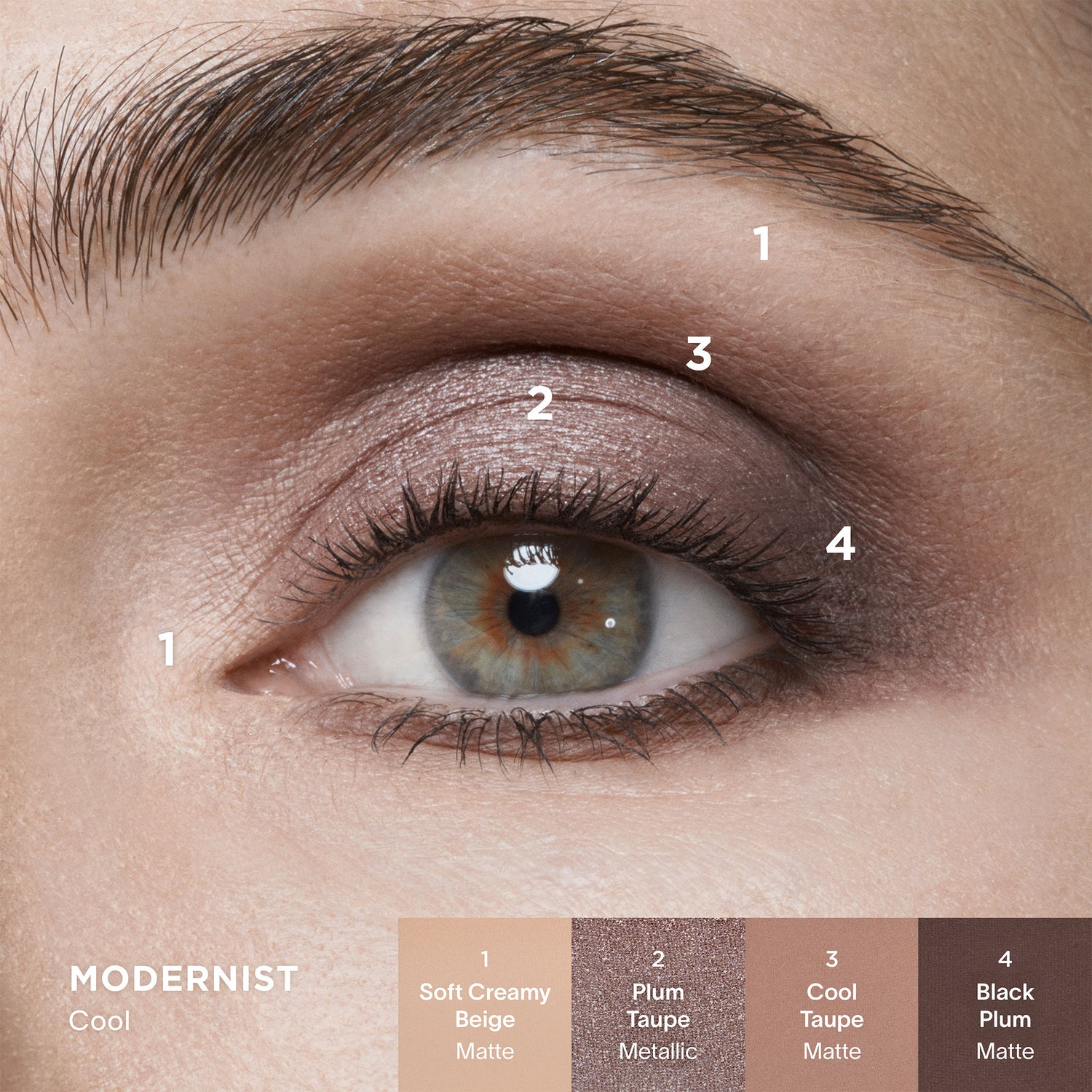 Model image of Hourglass Curator Eyeshadow Palette variant: Modernist