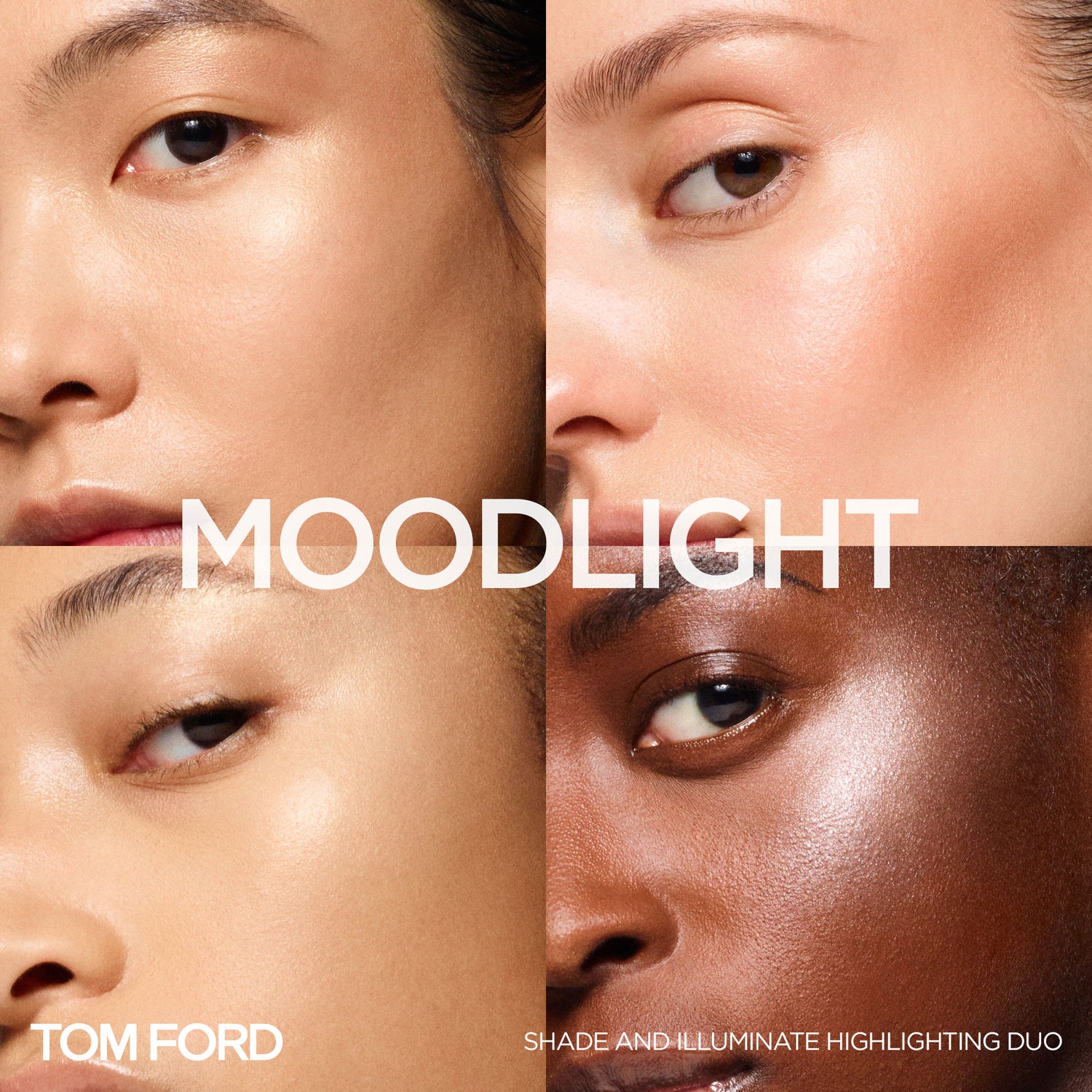 Model image of Tom Ford Shade and Illuminate Highlighting Duo variant: Moodlight