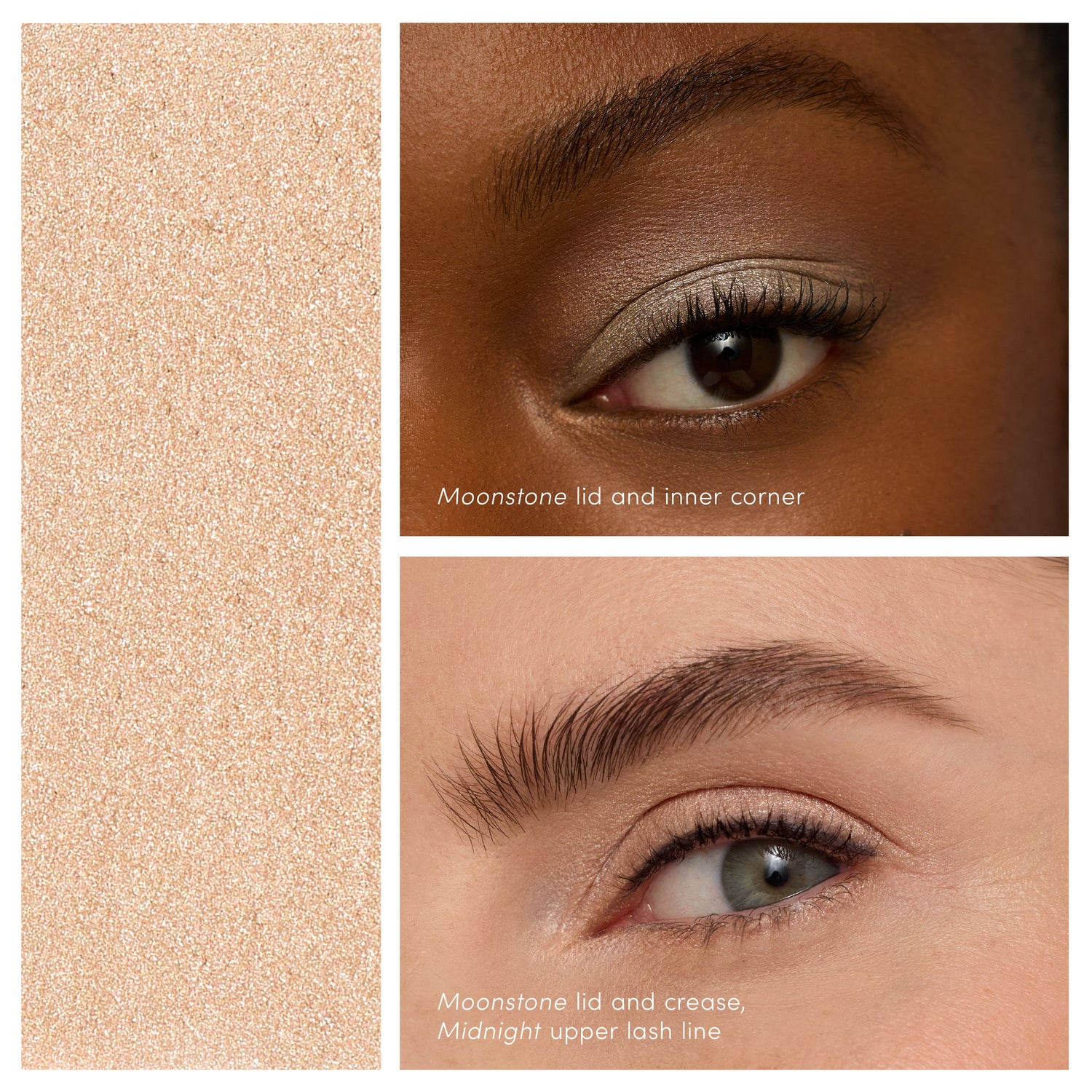 Model image of Jane Iredale ColorLuxe Eye Shadow Stick variant: Moonstone