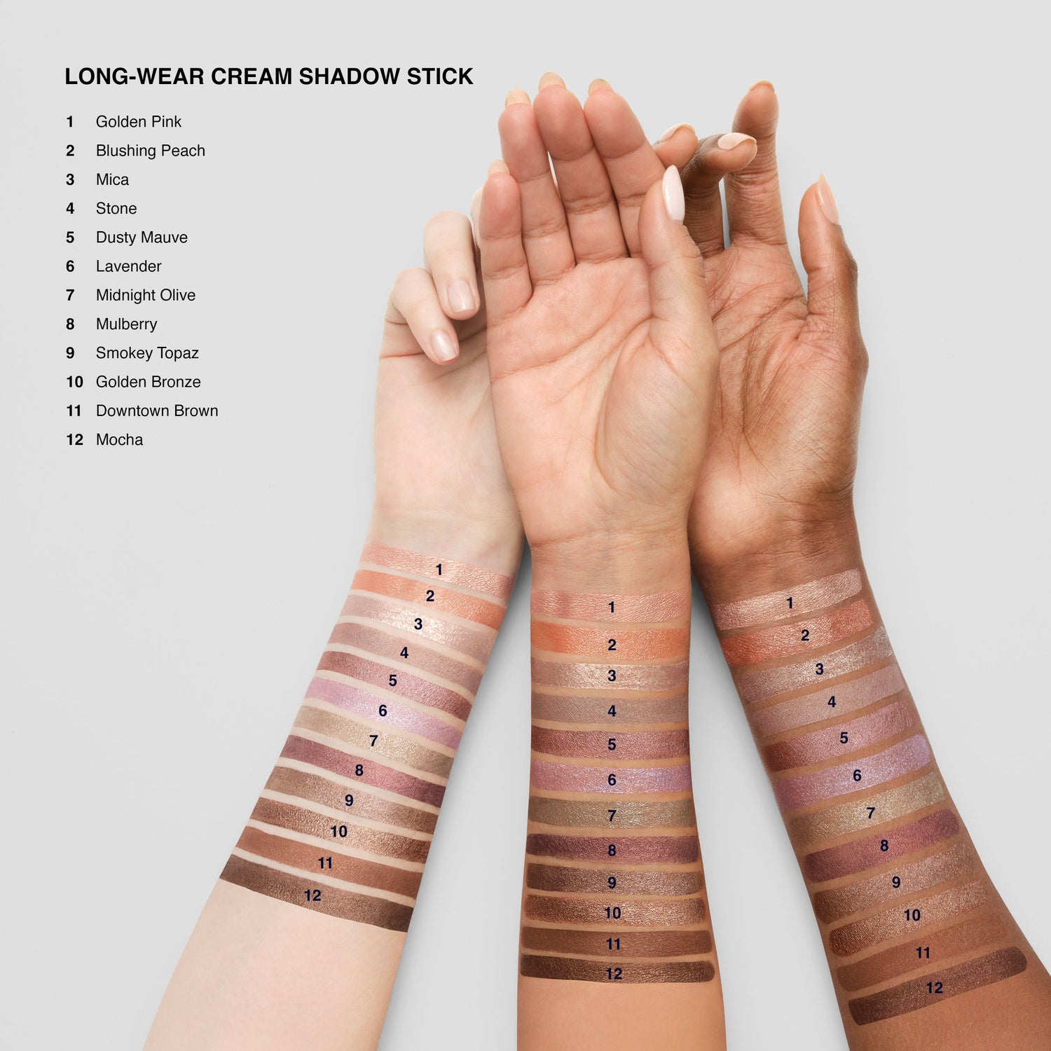 An arm swatch of Bobbi Brown Mulberry variant: Mulberry