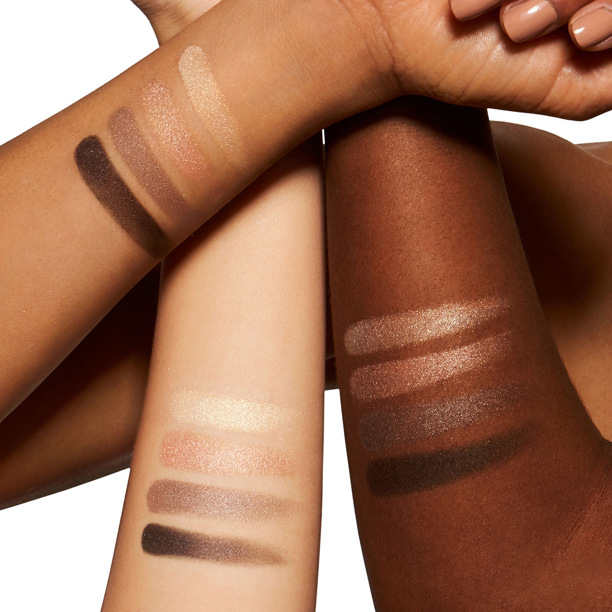 An arm swatch of Tom Ford Eye Color Quad Eyeshadow variant: Nude Dip