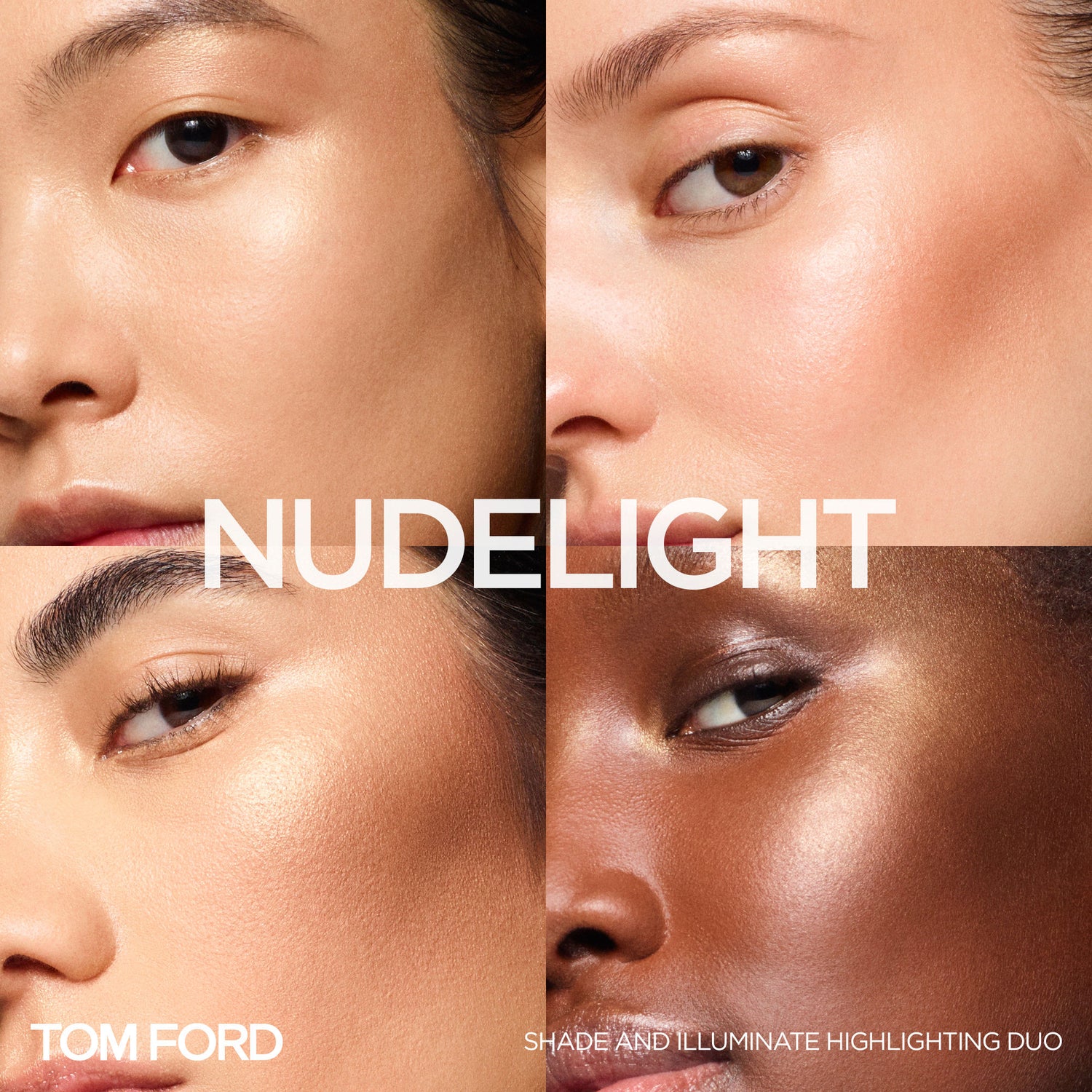 Model image of Tom Ford Shade and Illuminate Highlighting Duo variant: Nudelight
