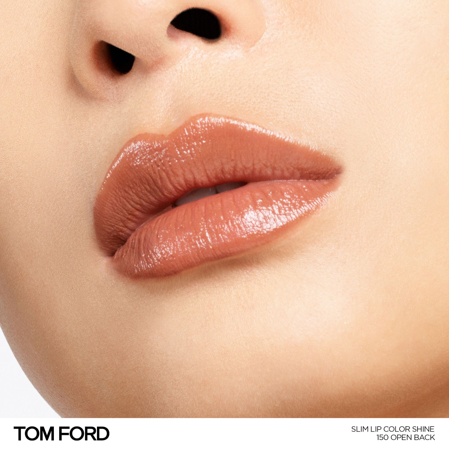 Model image of Tom Ford Slim Lip Color Shine variant: Open Back