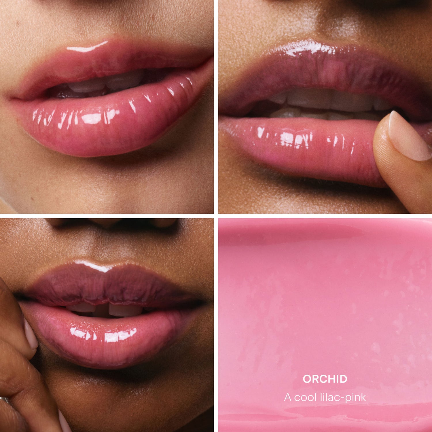 Model image of U Beauty The Plasma Lip Compound Tinted variant: Orchid