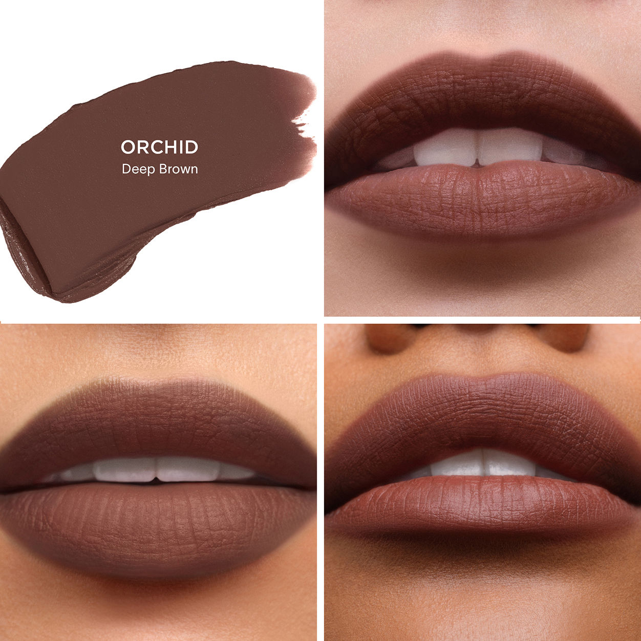Swatch image of Hourglass Unlocked Soft Matte Lipstick variant: Orchid 352