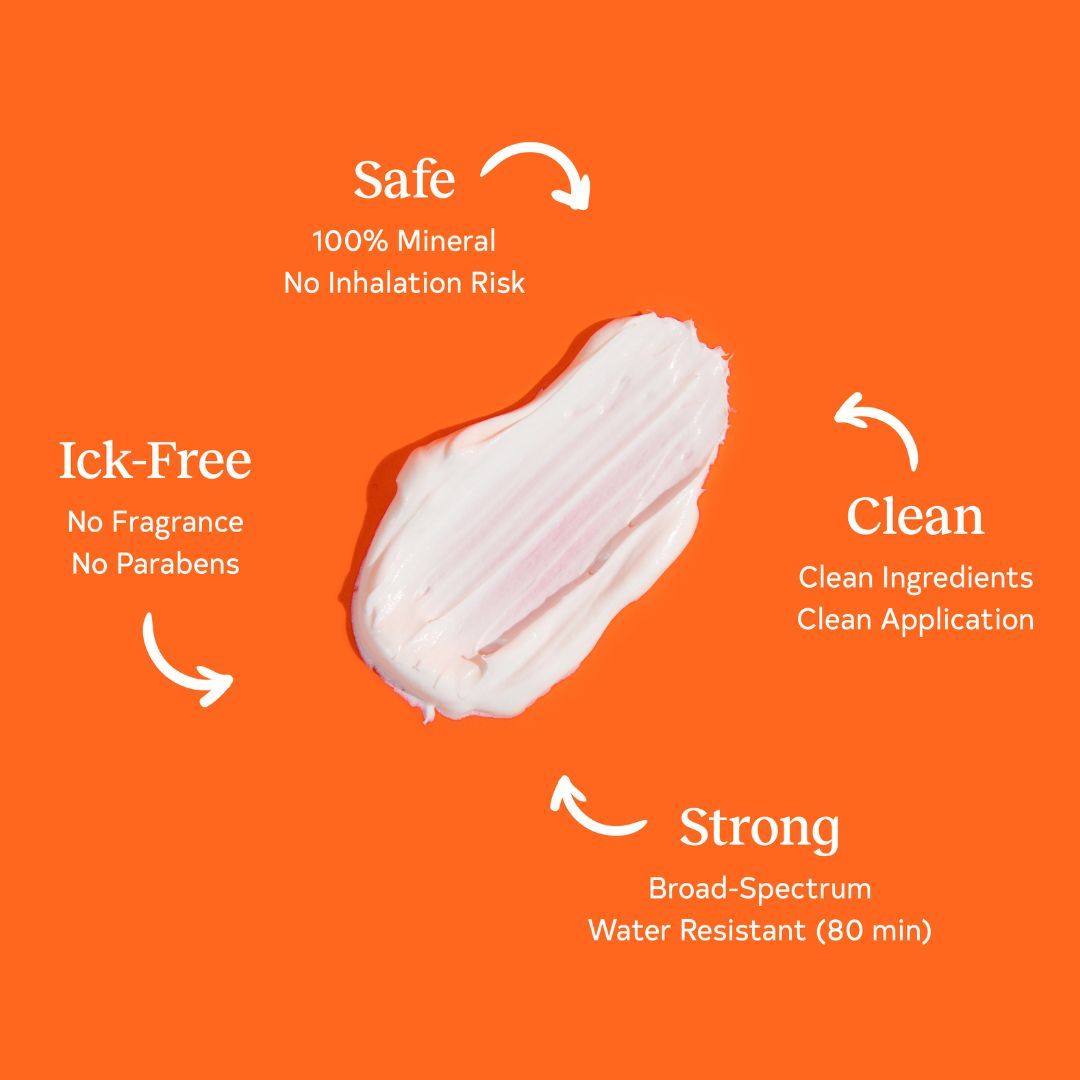 Swatch image of Sqween SunPaint 100% Mineral Broad Spectrum SPF 30 variant: Original Sheer Matte