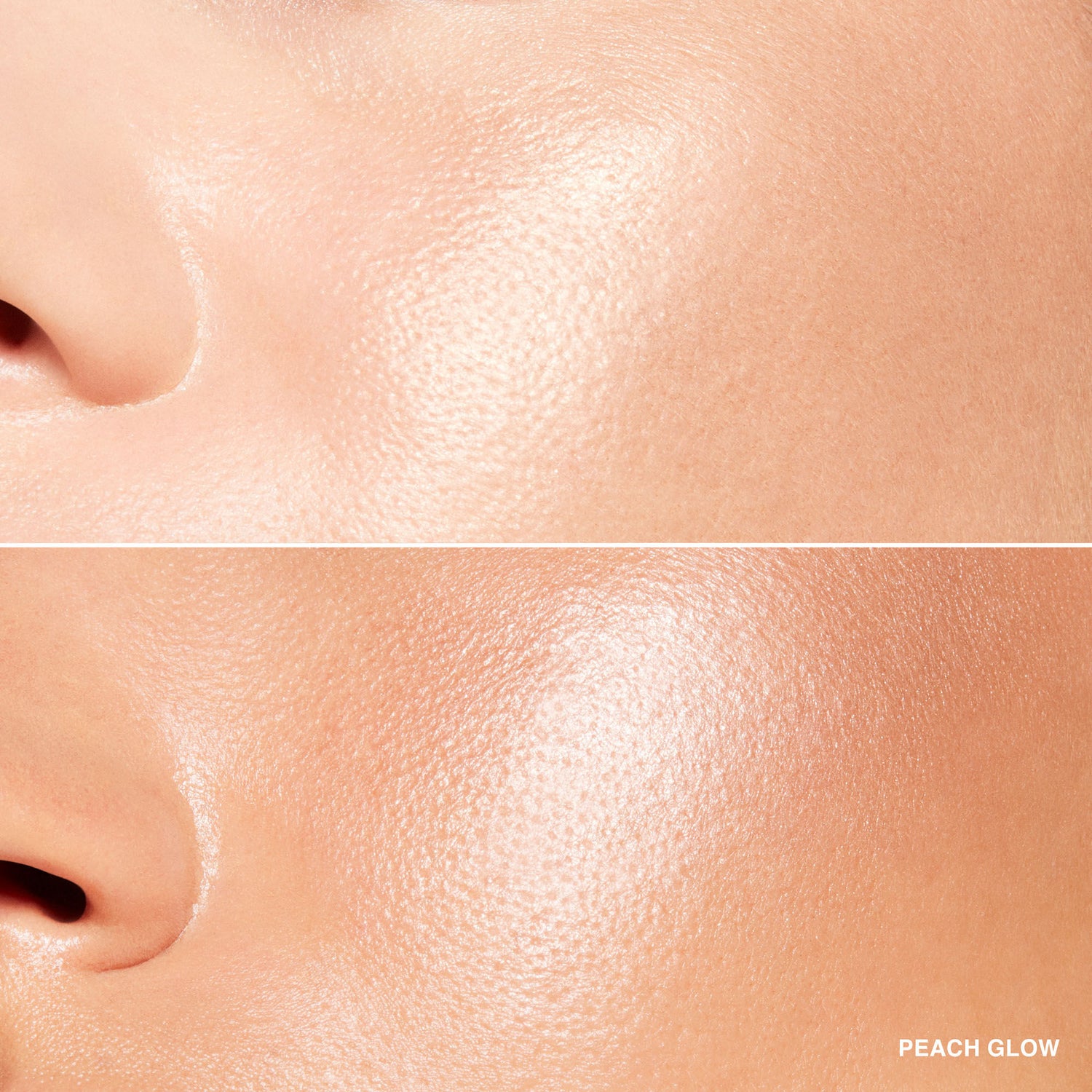 Model image of Bobbi Brown Highlighting Powder variant: Peach Glow