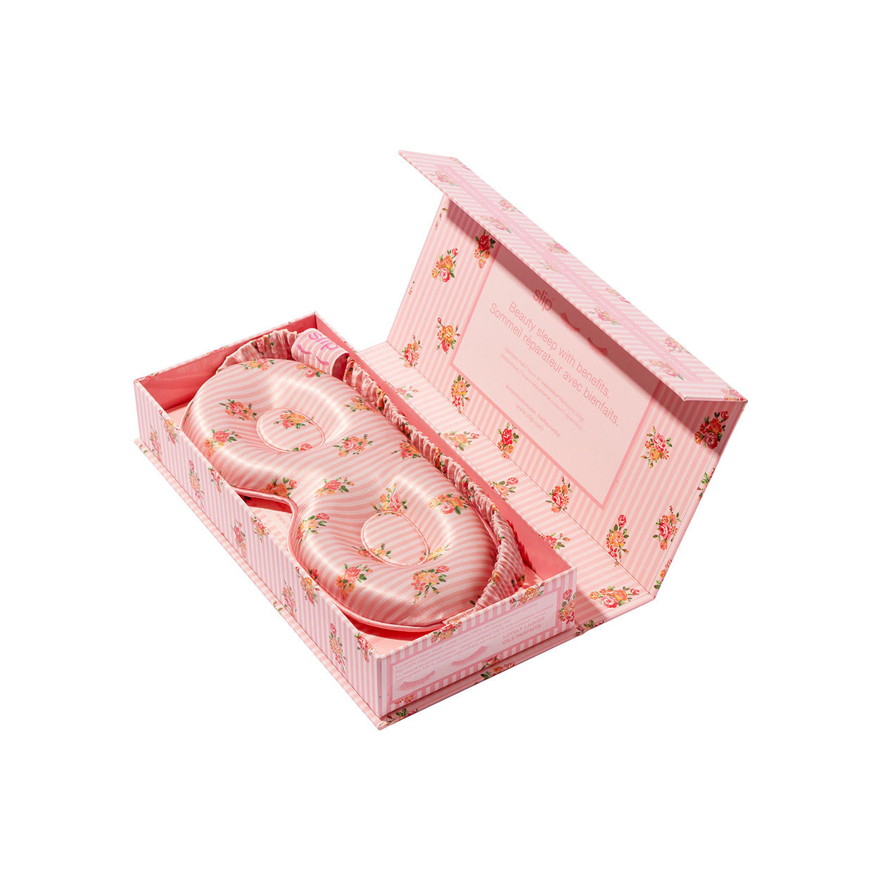 Image of an open Slip Contour Sleep Mask variant: Petal