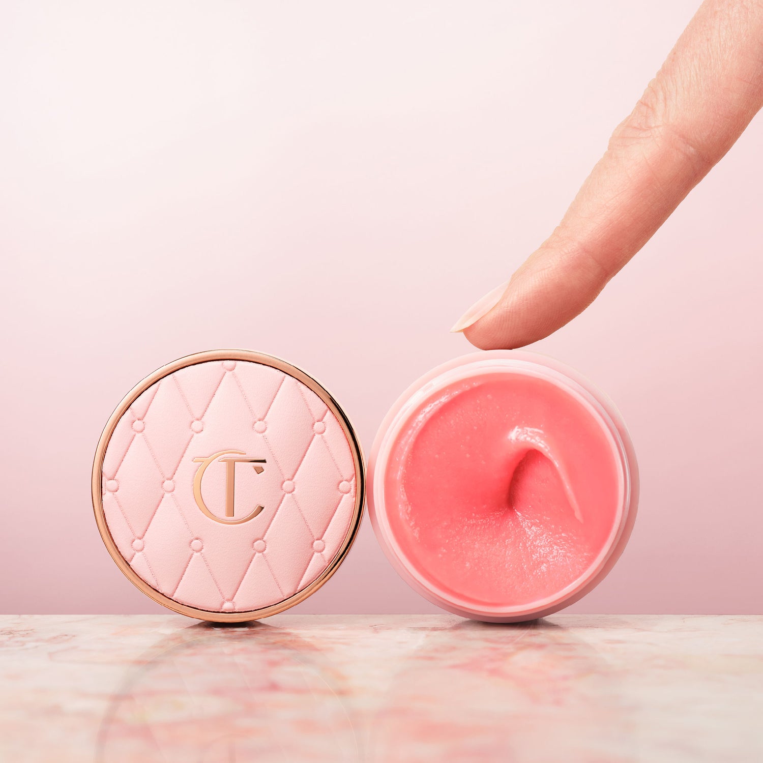 Lifestyle image of Charlotte Tilbury Pillow Talk variant: Pillow Talk