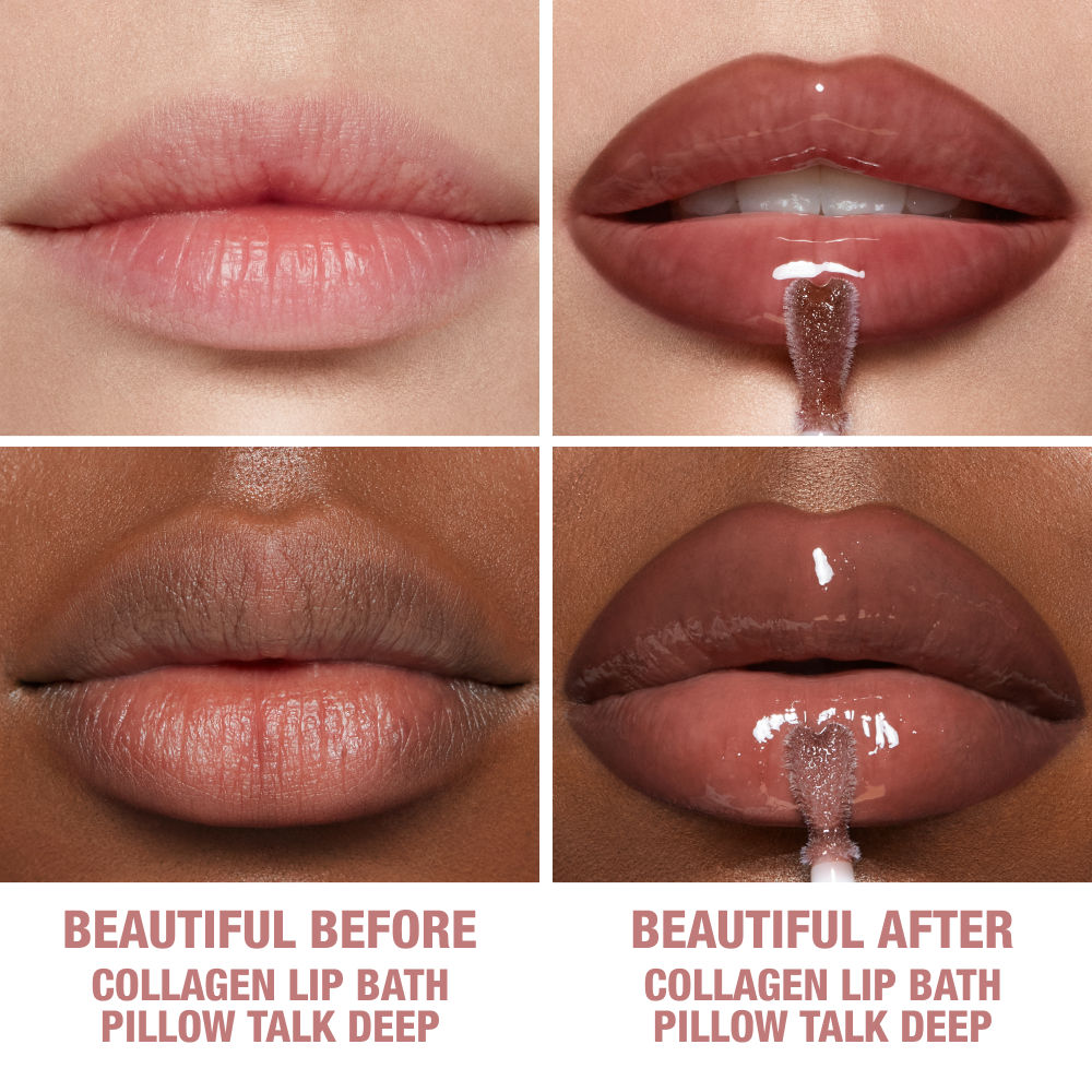 Before and after results of using variant: Pillow Talk Deep