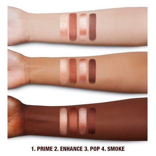 An arm swatch of Charlotte Tilbury Luxury Palette variant: Pillow Talk Dreams