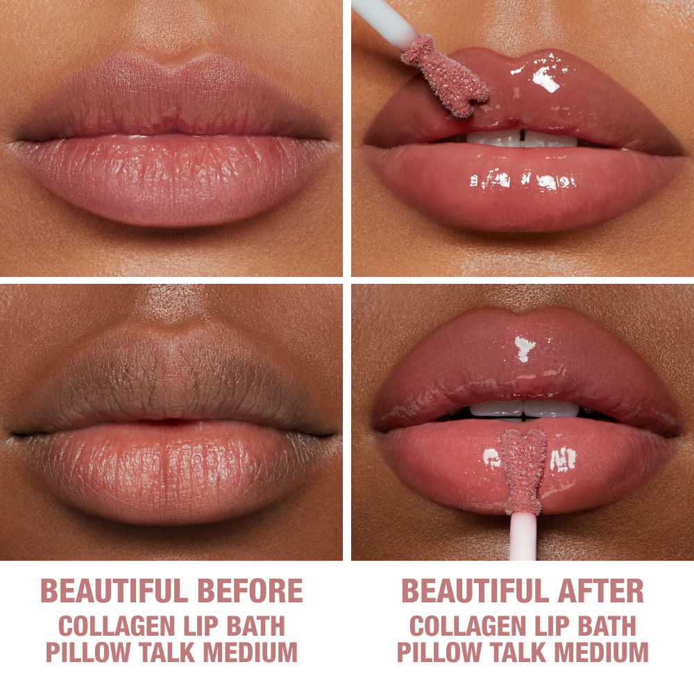 Before and after results of using Pillow Talk Medium variant: Pillow Talk Medium