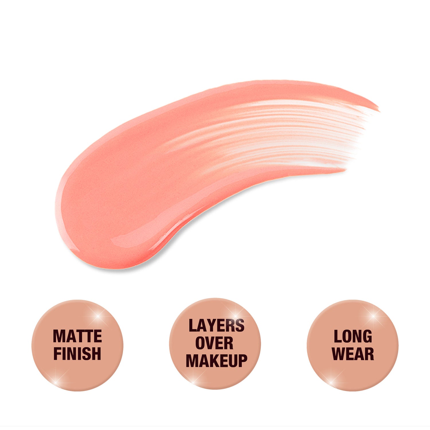 Swatch image of Charlotte Tilbury Matte Beauty Blush Wand variant: Pillow Talk Pink Pop