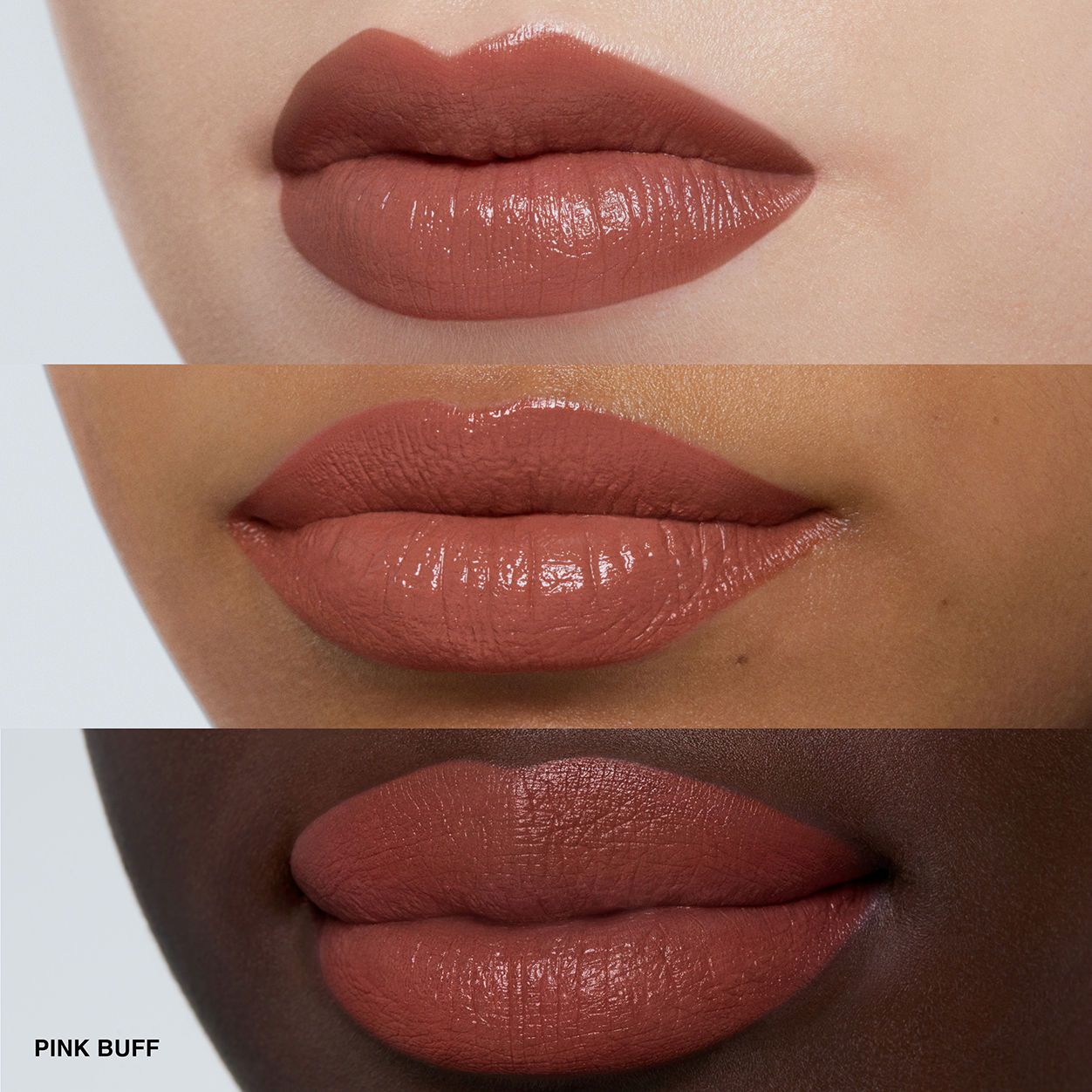 Model image of Bobbi Brown Luxe Lipstick variant: Pink Buff