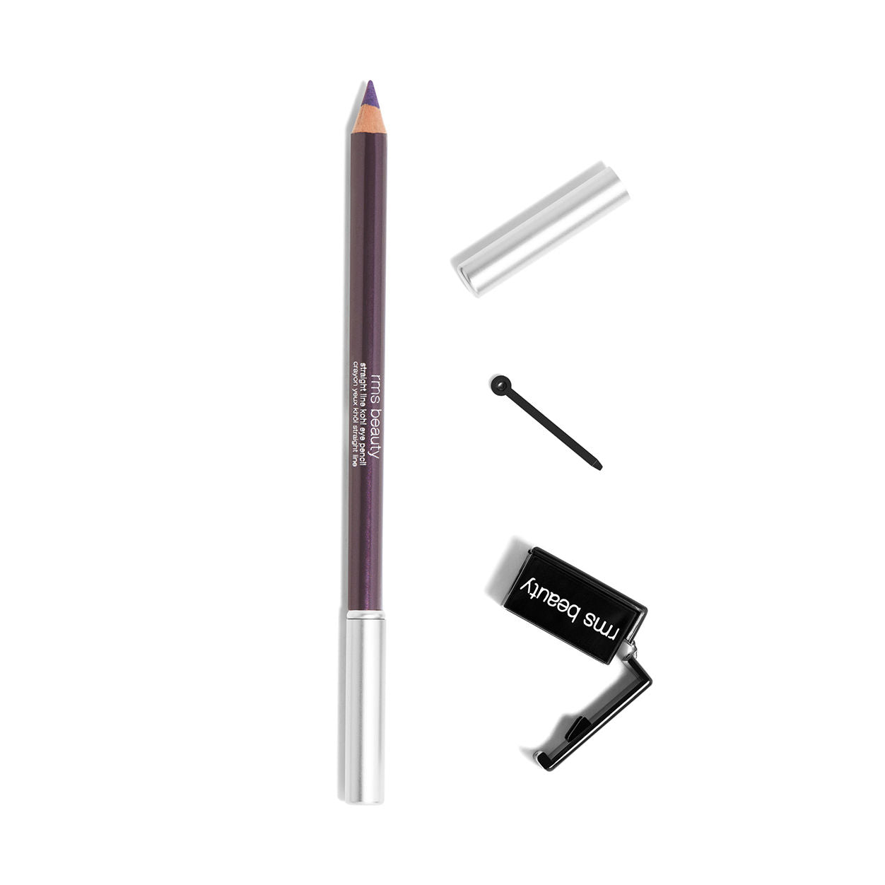 Lifestyle image of RMS Beauty Straight Line Kohl Eye Pencil Definition variant: Plum