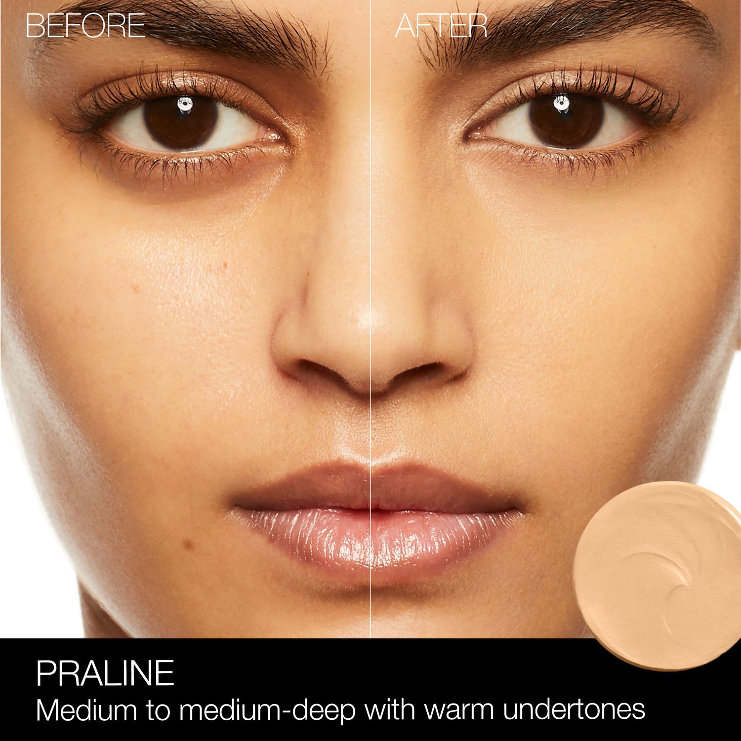 Model image of Nars Soft Matte Complete Concealer variant: Praline