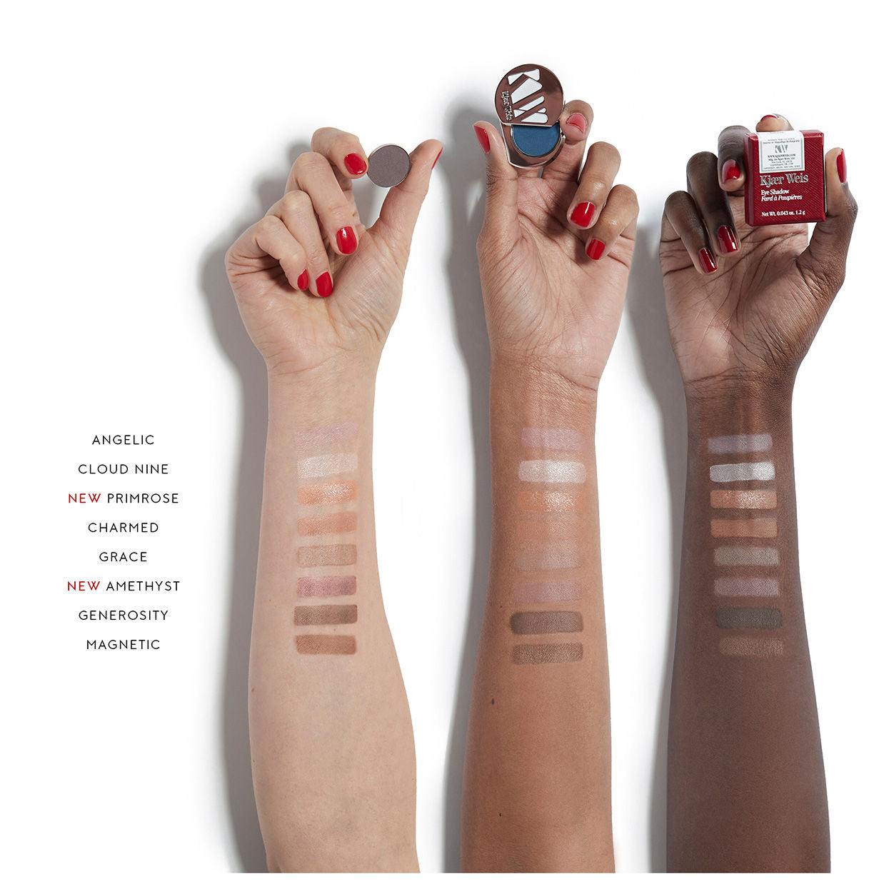 Model image of Kjaer Weis Eyeshadow Refill variant: Primrose