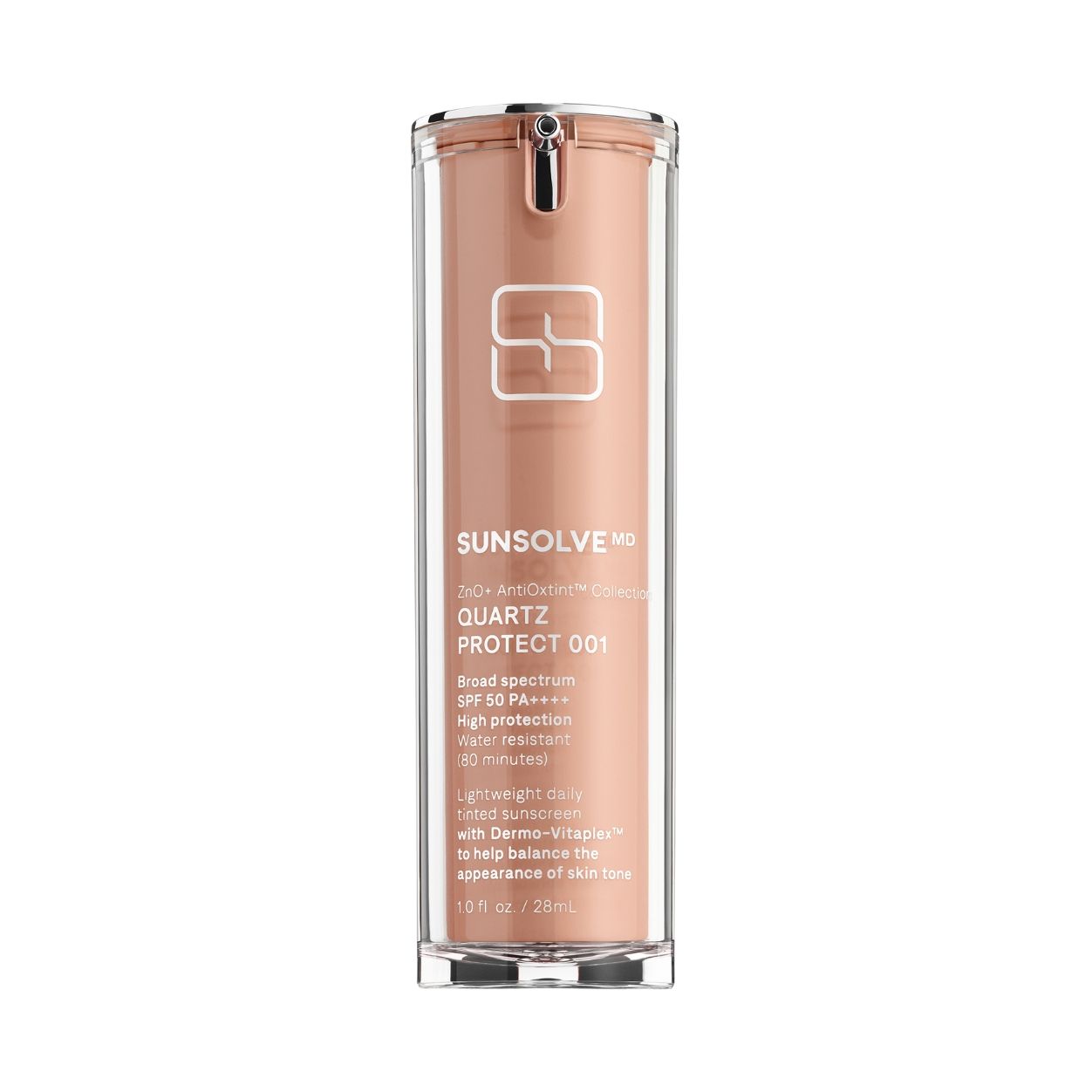 SunsolveMD ZnO+ AntiOxtint Quartz Protect 001 SPF 50 variant: Quartz Protect 001 main image