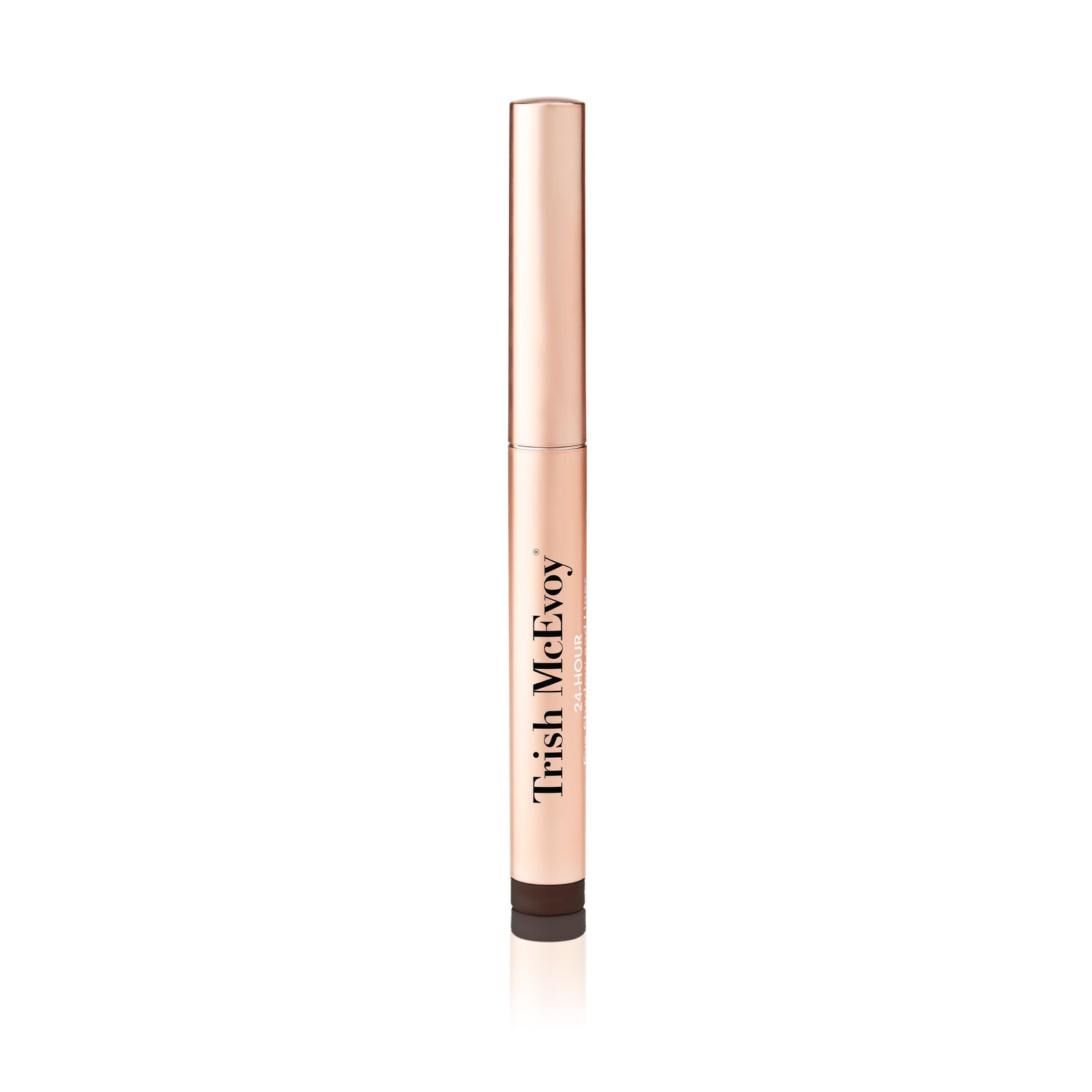 Image of a closed Trish McEvoy 24 Hour Eye Shadow And Liner variant: Rich Brown