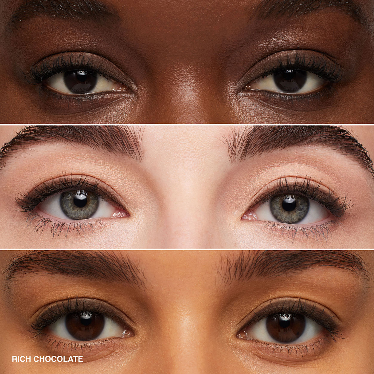 Model image of Bobbi Brown Long-Wear Cream Eyeliner Stick variant: Rich Chocolate