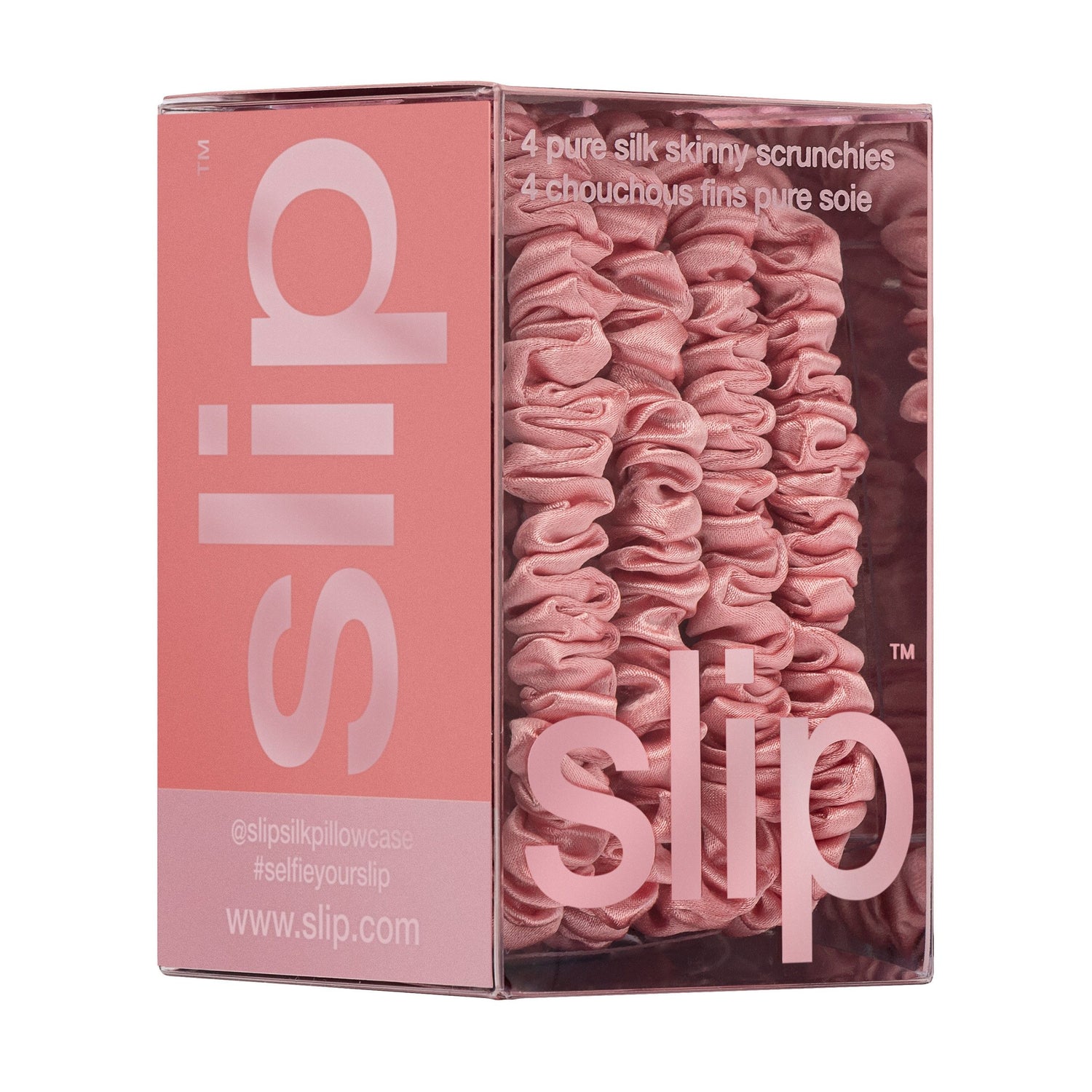 Image of a closed Slip Skinny Scrunchies variant: Rose