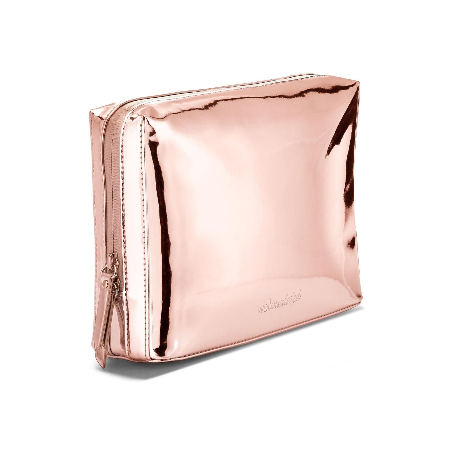 Side image of Wellinsulated Performance Beauty Bag Large variant: Rose Gold