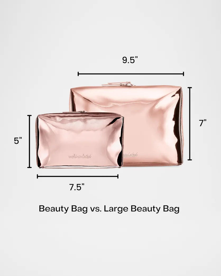 Lifestyle image of Wellinsulated Performance Beauty Bag variant: Rose Gold