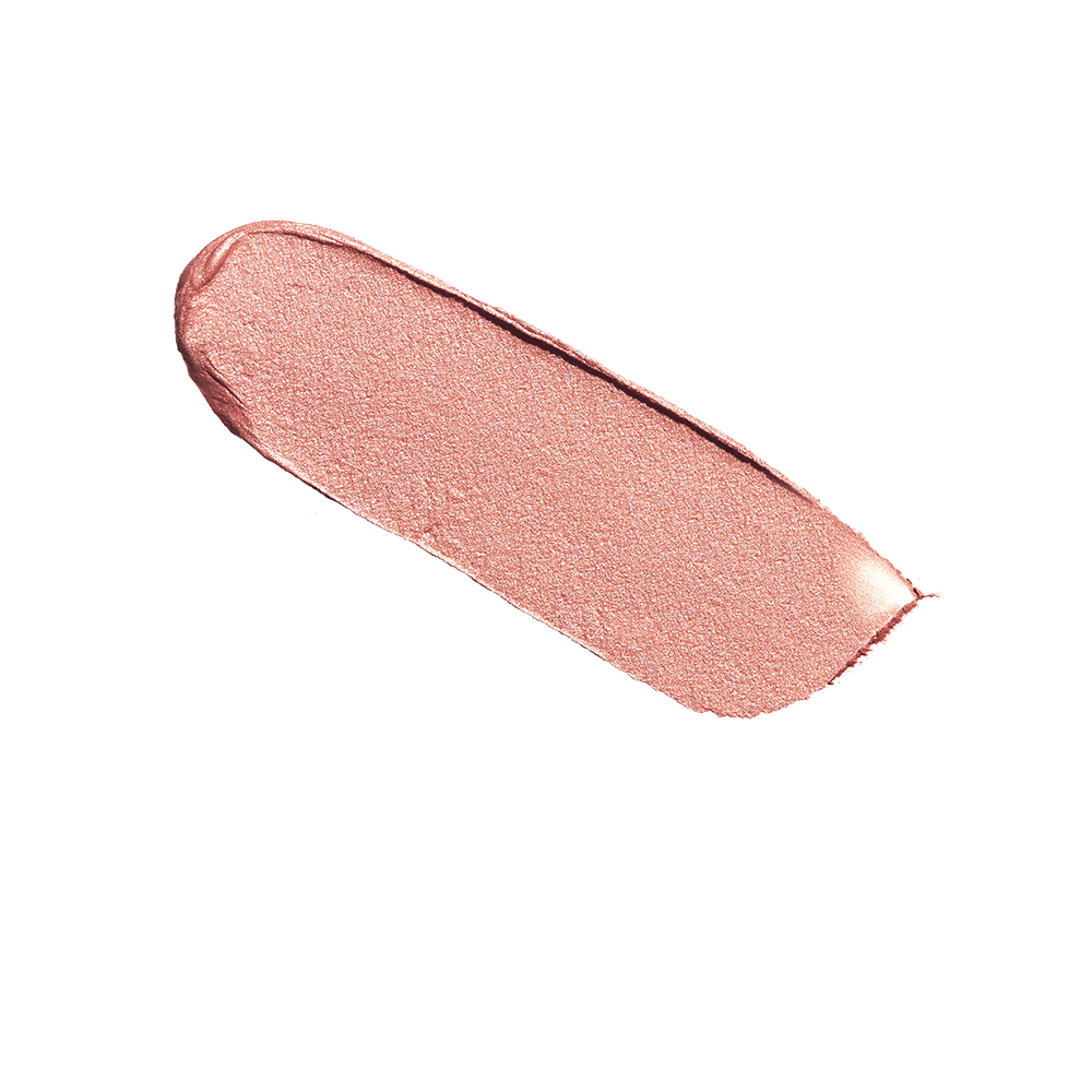 A diagonal smear of shimmering, long-lasting rose-gold Charlotte Tilbury Eyes To Mesmerise cream eyeshadow.