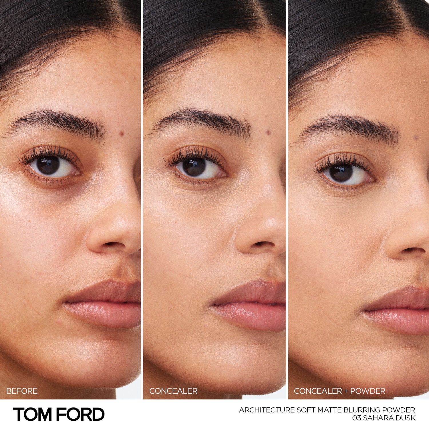 Model image of Tom Ford Architecture Soft Matte Blurring Powder variant: Sahara Dusk