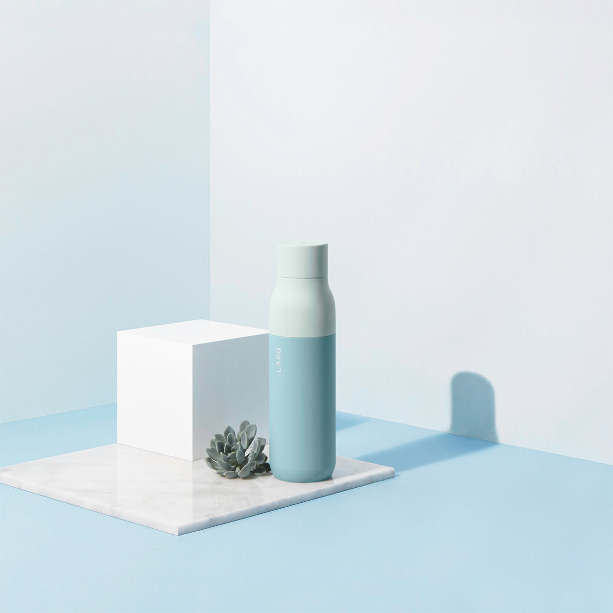Lifestyle image of Larq Bottle PureVis variant: Seaside Mint