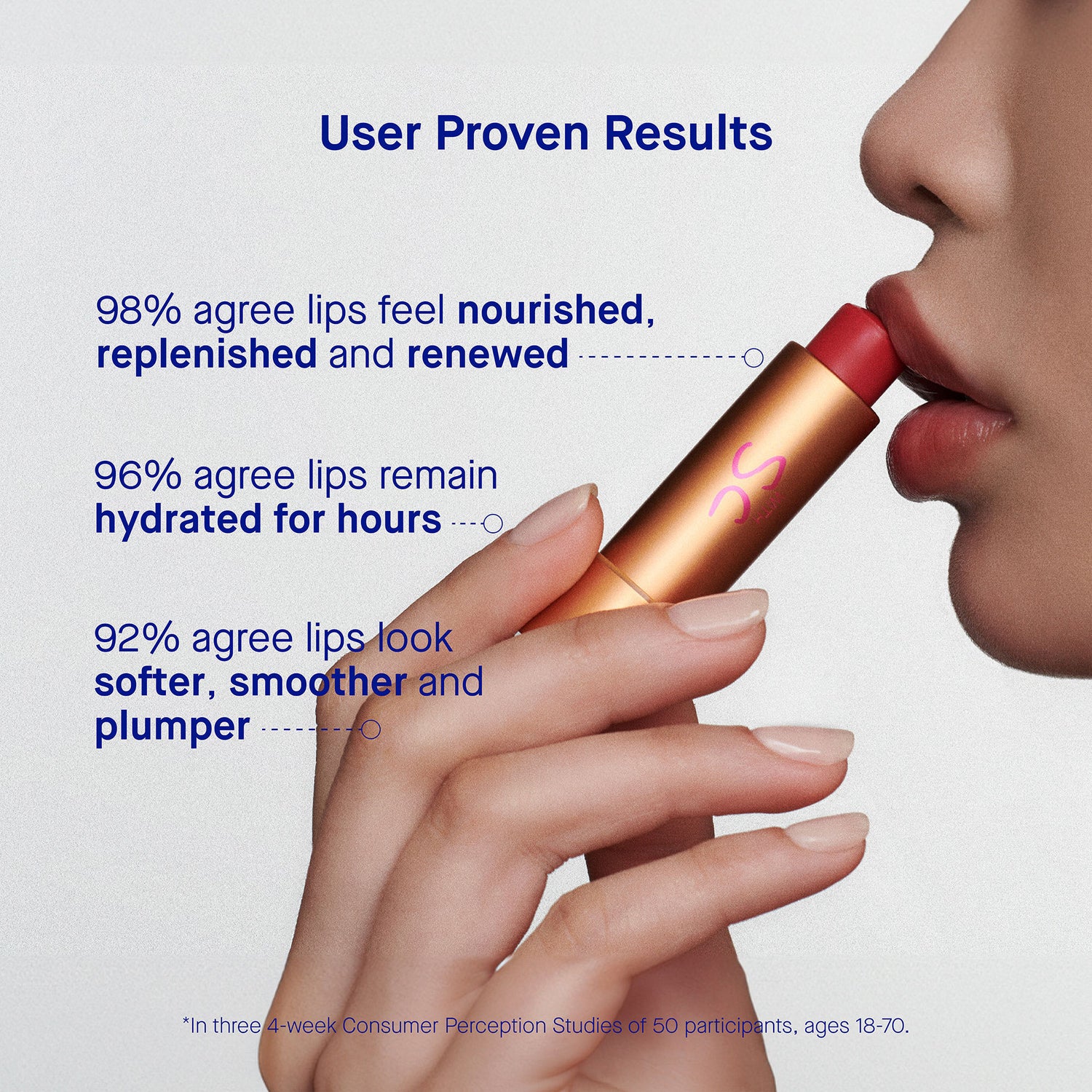 Model image of Augustinus Bader x Sofia Coppola The Tinted Balm variant: Shade 1