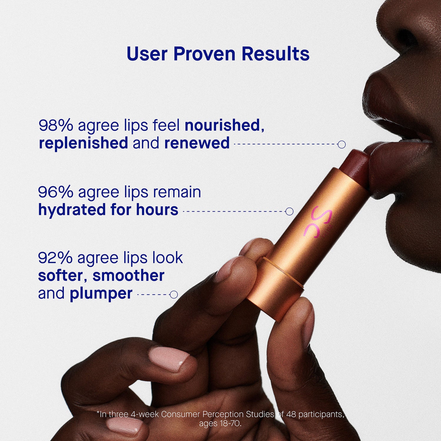 Model image of Augustinus Bader x Sofia Coppola The Tinted Balm variant: Shade 3