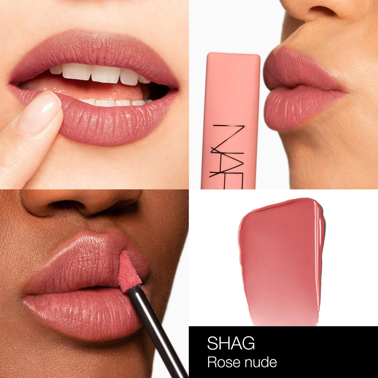 Model image of Nars Air Matte Lip Color variant: Shag