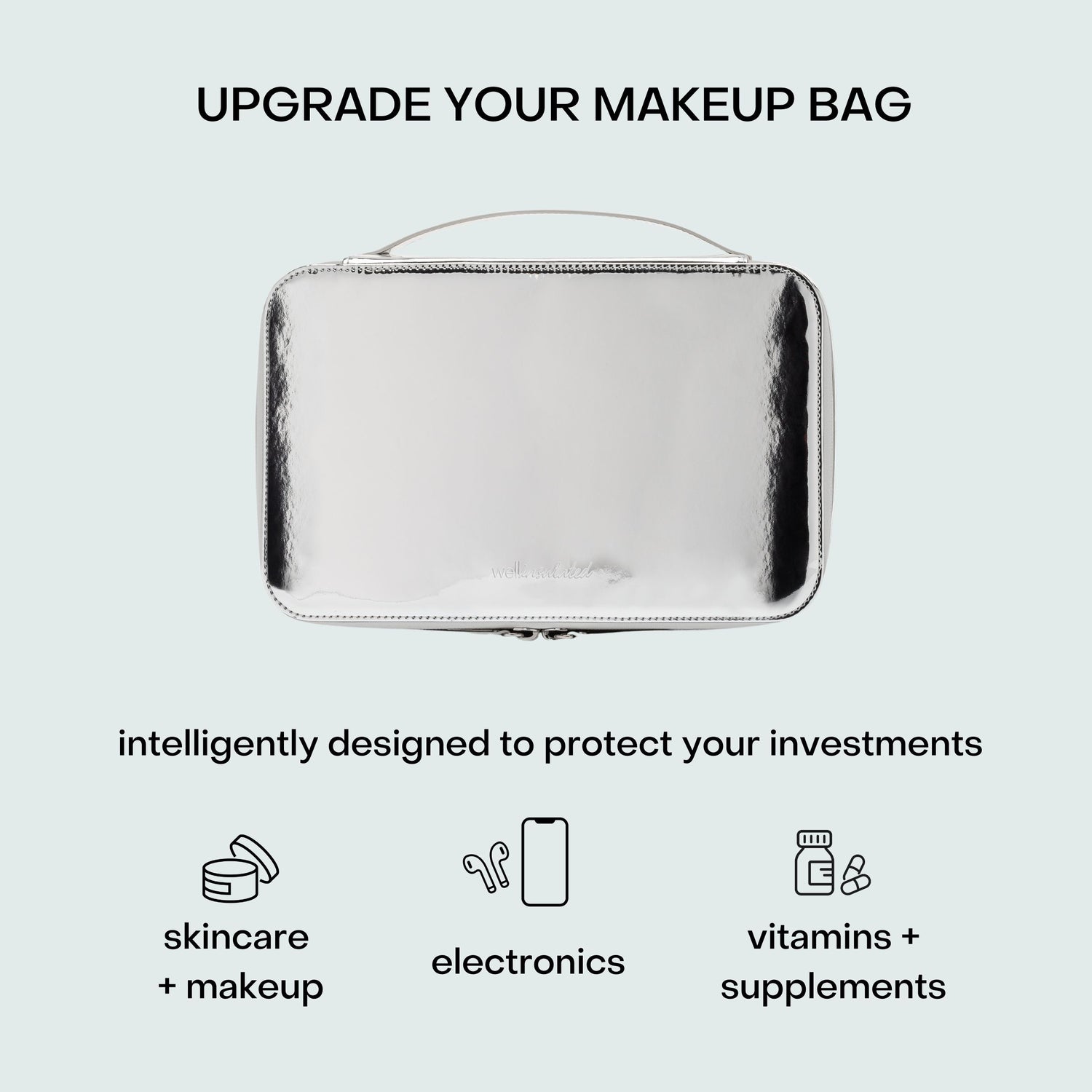 Lifestyle image of Wellinsulated Performance Travel Case variant: Silver