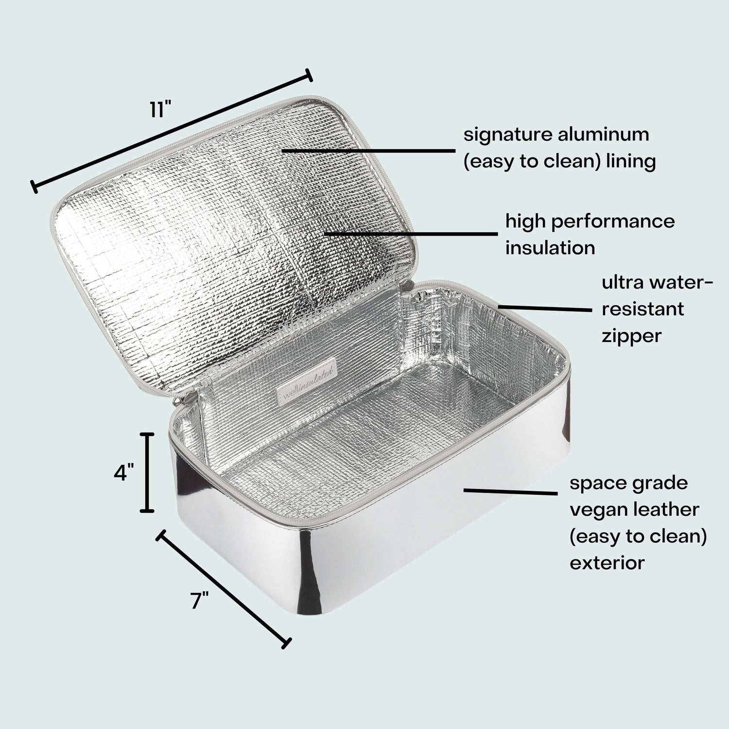 Lifestyle image of Wellinsulated Performance Travel Case variant: Silver