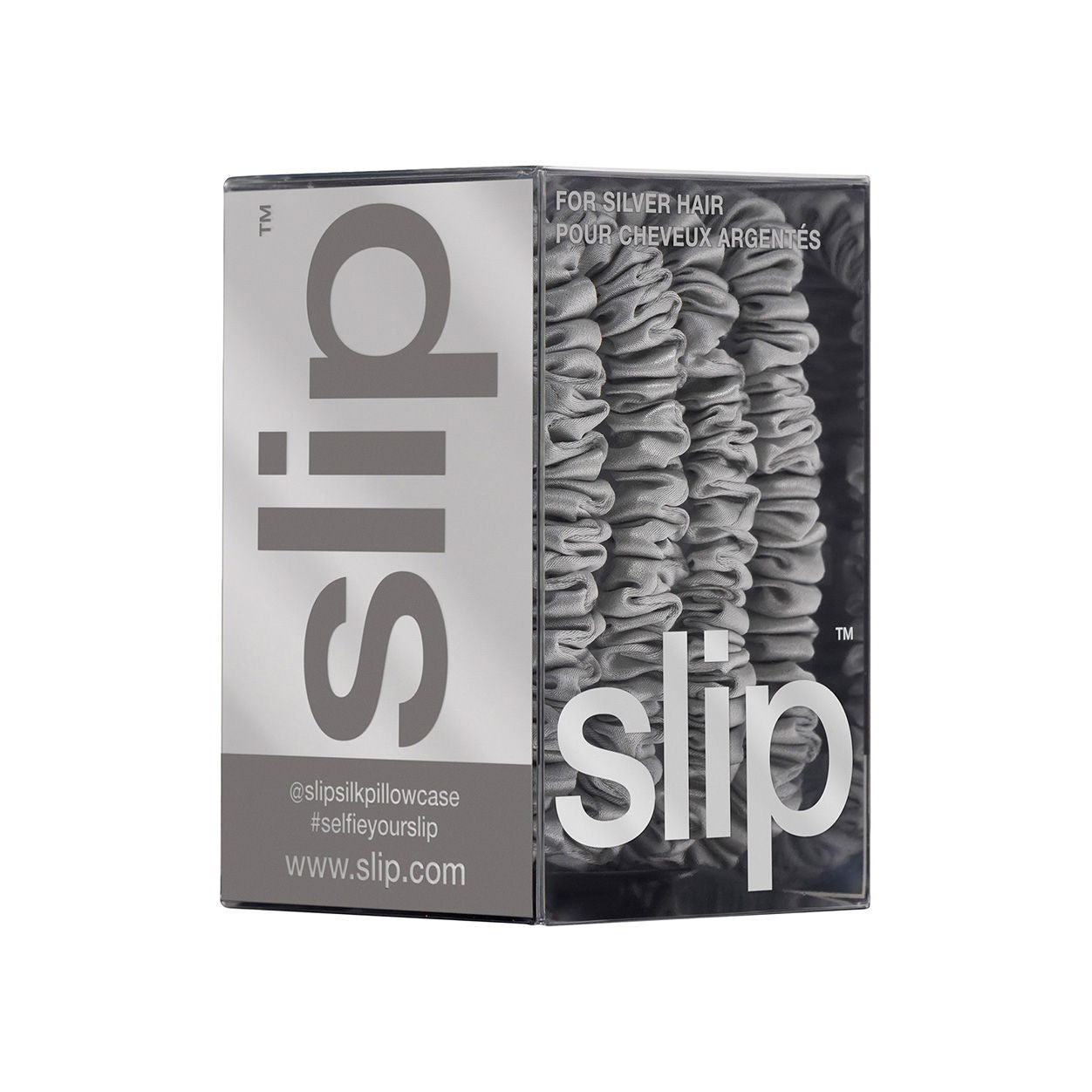 Image of the Slip Skinny Scrunchies variant: Silver box